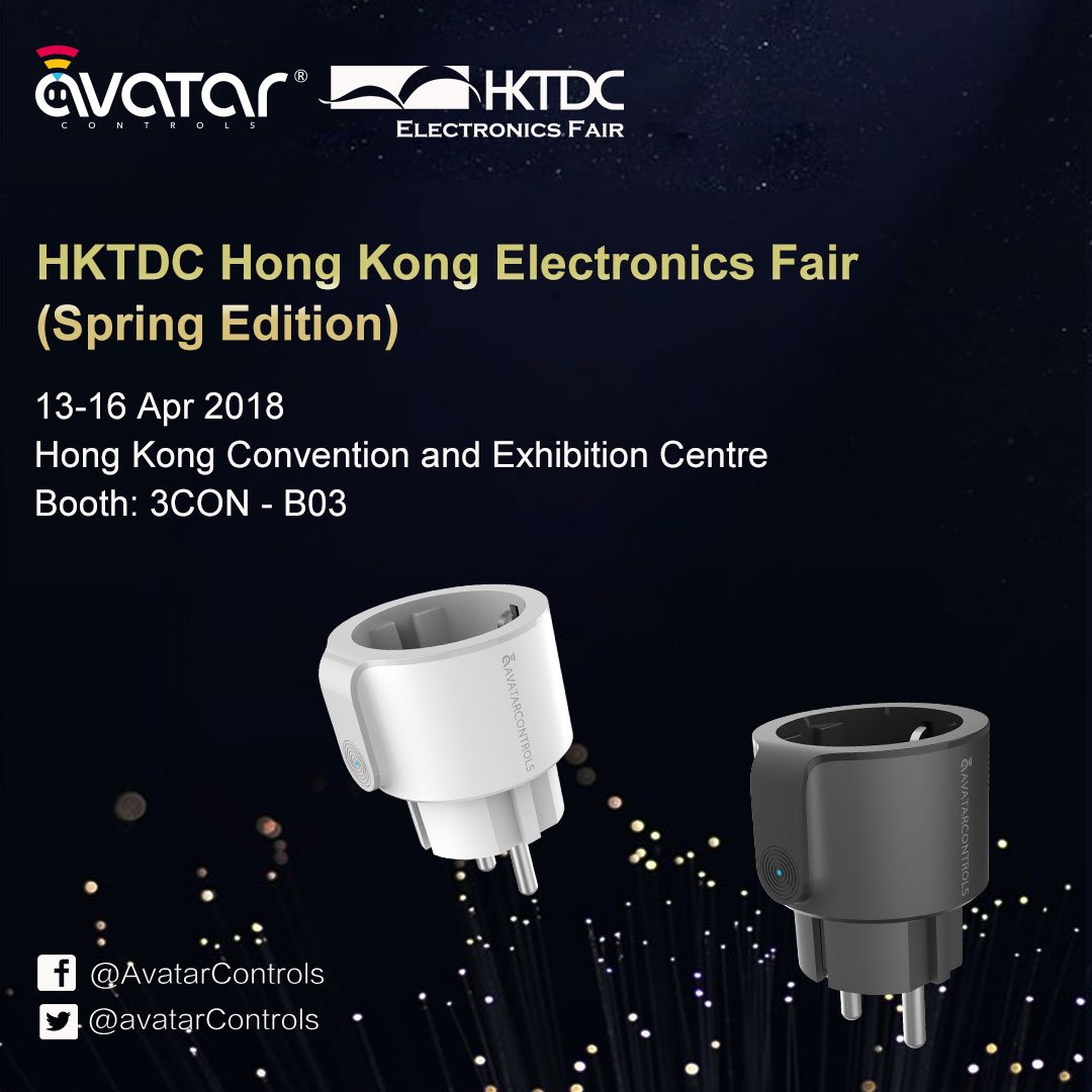 avatarcontrols's tweet image. Welcome to visit our booth: 3CON -B03 at Hongkong Convention and Exhibition Centre. 

#eu #socket #wifiplug #smartplug #smartsocket #wifisocket
#avatarcontrols #follow #like #smarthome #homeautomation #home
#gadgets #tech #amazon #de #hktdc #hongkkong #convention 
#exhibition