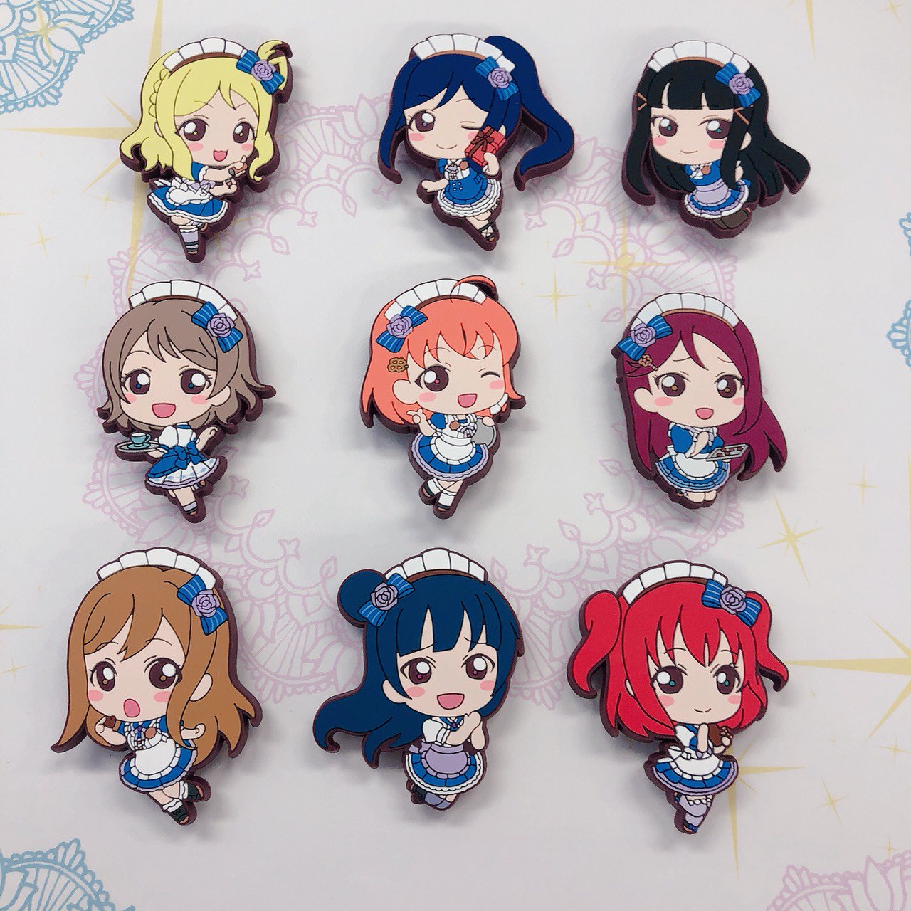 Twitter 上的 ブシロードクリエイティブ公式 カプセルトイ新商品 ラブライブ スクールアイドルフェスティバル より いろいろなところにくっつくラバqの第2弾が本日より順次全国のカプセル筐体で展開予定です Aqoursの バレンタイン編 がかわいい デフォルメ