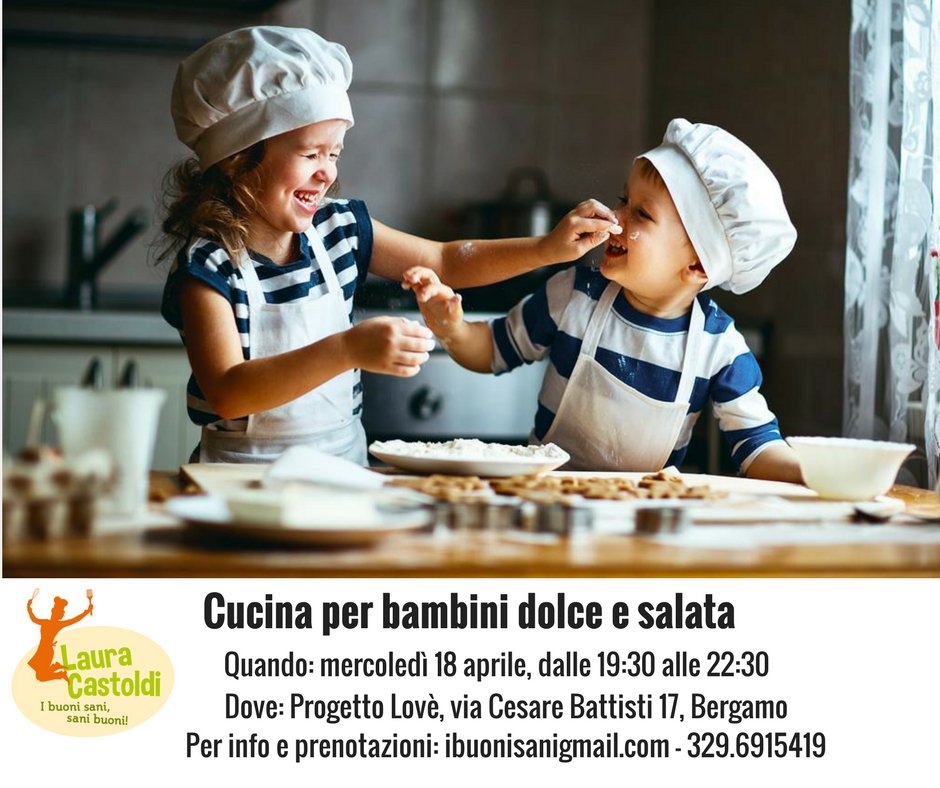 IBuoniSani's tweet photo. Cucina per bambini dolce e salata: il nostro prossimo corso ci aspetta mercoledì 18 aprile! https://t.co/Bga0doyGna #corsiducucina #cucinanaturale #cucinaperbambini #corsibergamo https://t.co/CCvdqHllUd