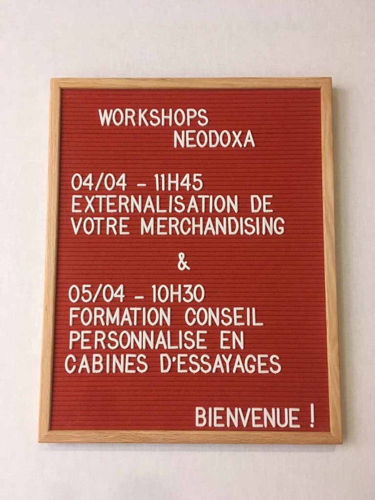 NeodoxaMerch's tweet image. Ne loupez pas l’ouverture du #SalonTraffic dans 15 minutes! Votre RDV de la journée &amp;gt;&amp;gt; Workshop externalisation de votre merchandising 11H45 escape workshop 2 #neodoxa #retail #merch #merchandising