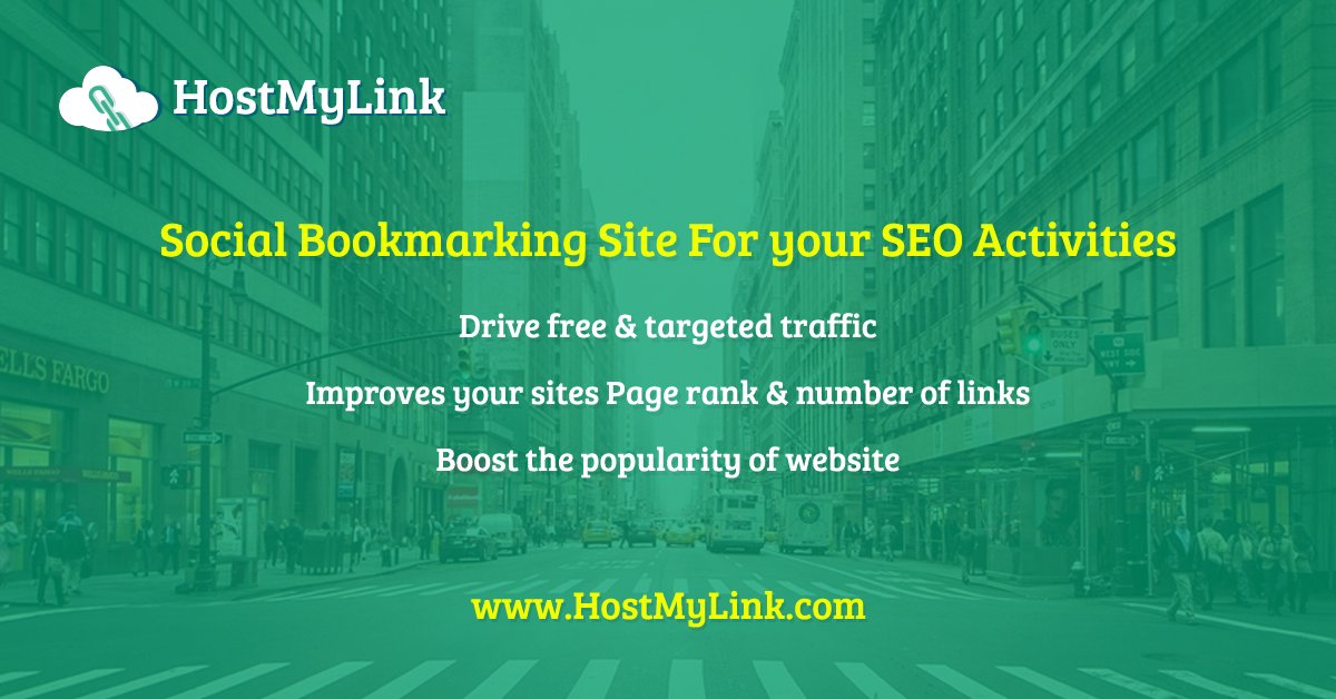 hostmylink's tweet image. Social Bookmarking Site for You #SEOActivities  
 · Drive Free &amp;amp; Targeted Traffic  
 · Improves Your Sites Page Rank &amp;amp; Number of Links   
Boost the Popularity of Website →   goo.gl/1z82ua 

#Hostmylink #SocialBookmarking #OnlineBookmarkManager  #Offpageactivities