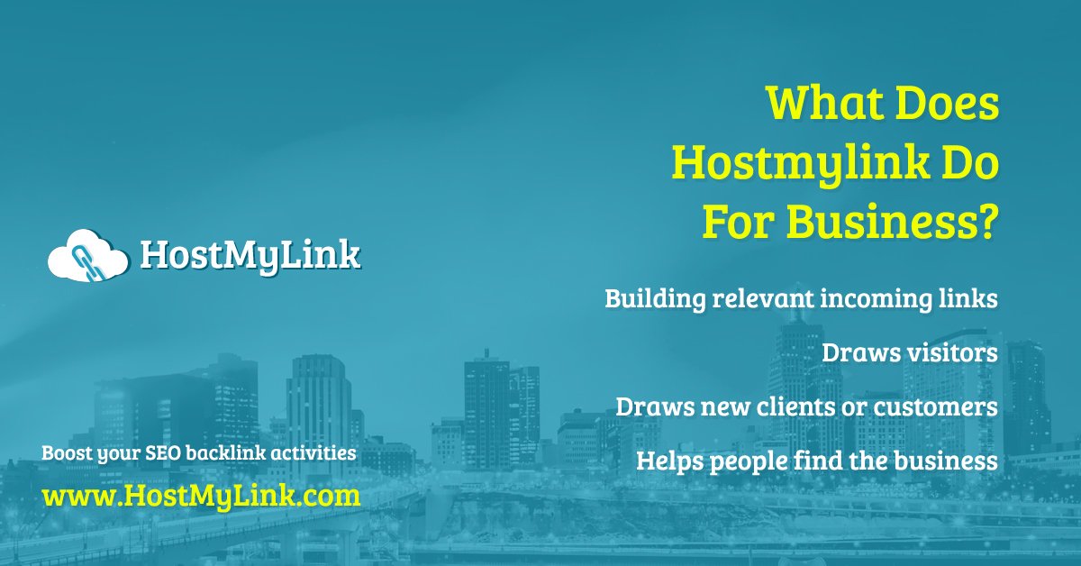 hostmylink's tweet image. What Does #Hostmylink Do For Business? 
  * Helps you go viral
  * Increase traffic
  * Build your brand
  * Improve SERPs
  * 100% Manual submission
Boost your #SEOactivities →   goo.gl/1z82ua
#SocialBookmarking #OnlineBookmarkManager #Offpageactivities
