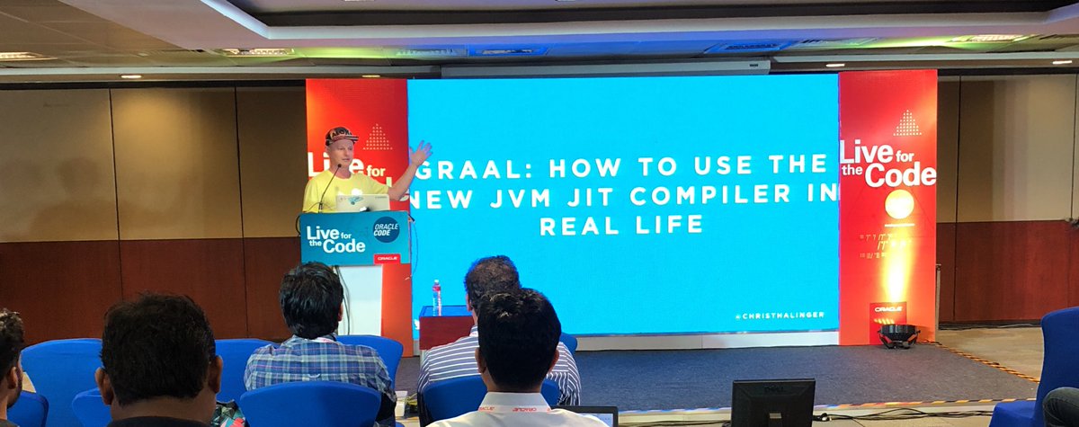 oracledevcomm's tweet image. Next up @dev_champions @christhalinger #oraclecode Hyderabad #odevcommunity