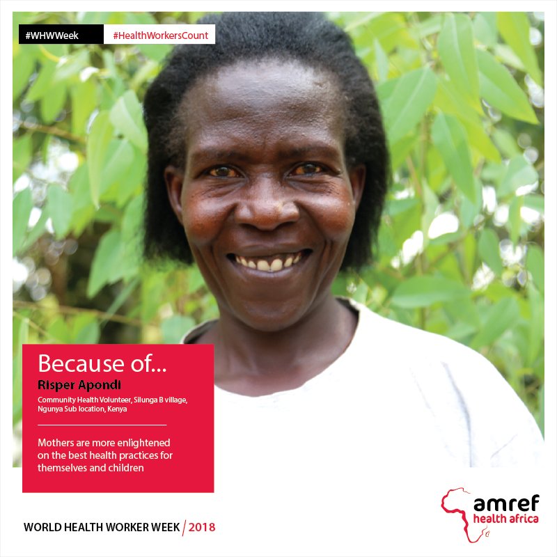 gesundesafrika's tweet photo. Es ist #WorldHealthWorkerWeek! Und wir machen auf die unverzichtbare Arbeit aufmerksam, die GemeindegesundheitshelferInnen in Afrika Tag für Tag leisten. Begleitet unseren Group CEO, @daktari1 bei seinen Besuchen engagierter #CHWs in Kenia (4./5./6. April).#HealthWorkerCount https://t.co/tuZLxPAlgF