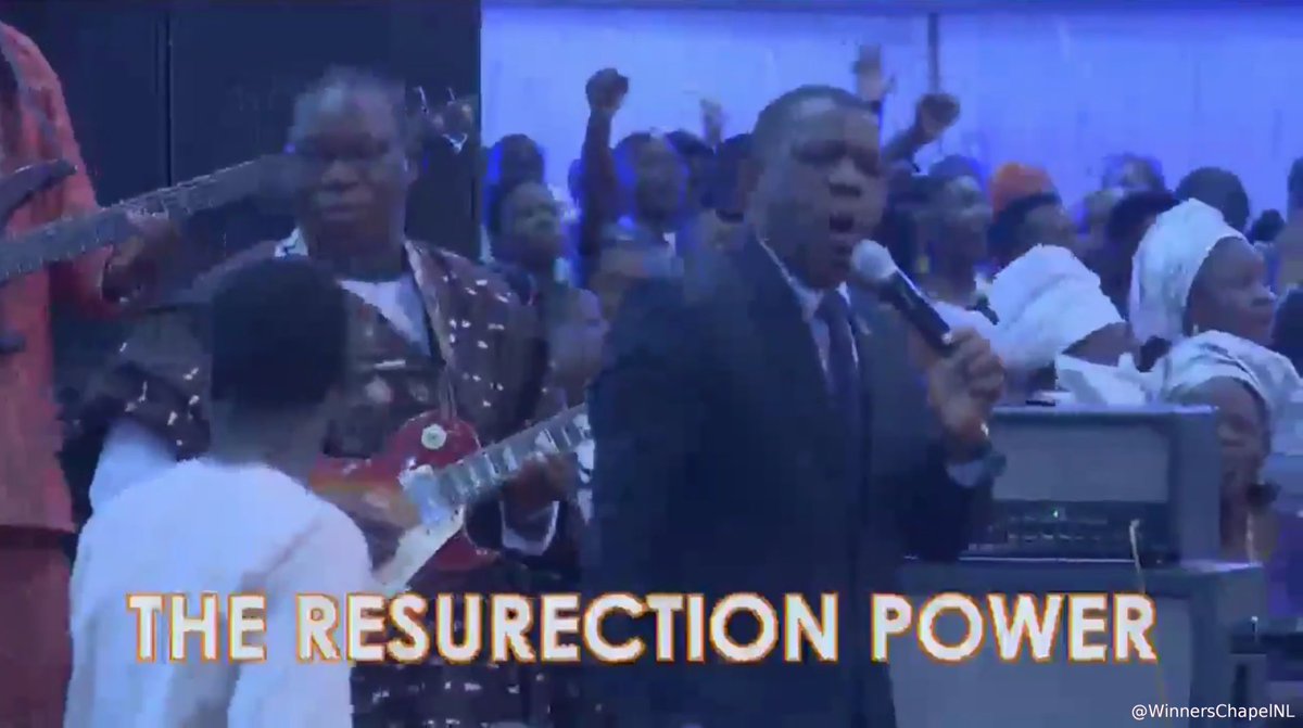 WinnersChapelNL's tweet photo. “THE POWER, THE POWER, THE RESURRECTION / IS JUST THE SAME TODAY, NO MATTER WHAT THEY SAY / THE POWER, THE POWER, THE RESURRECTION / IS JUST THE SAME TODAY” ||> #EasterCelebrationService #PropheticEntranceService #TESTIMONY #EYAC2018 #Weekend <\|| https://t.co/3PlqFoTOMA
