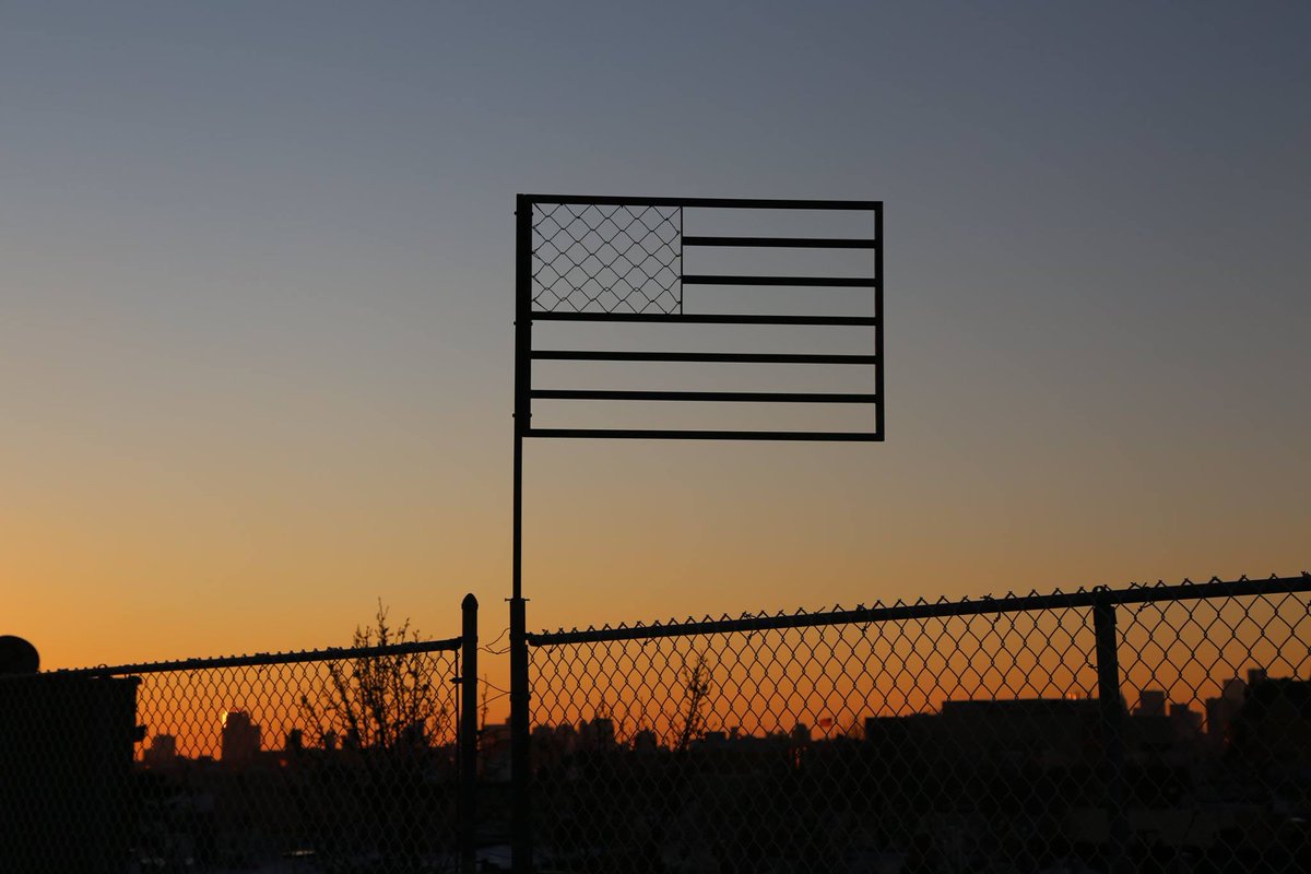 The new American flag, by Icy and Sot. Image by Icy &amp; Sot.
“I will build a great wall -- and nobody builds walls better than me. I will build a great, great wall on our southern border, and I will make Mexico pay for that wall" - Donald Trump <a href="/MonikerArtFair/">MONIKER ⏰🔜 Moniker NFT Marketplace 💥JOIN MM💥</a>