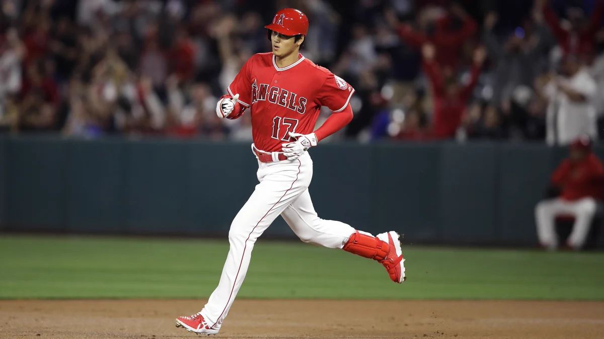 大谷翔平 MLB公式キャンバスフォト 2018年 初ホームラン ルーキー 貴重 アメリカ大使館 on X: 