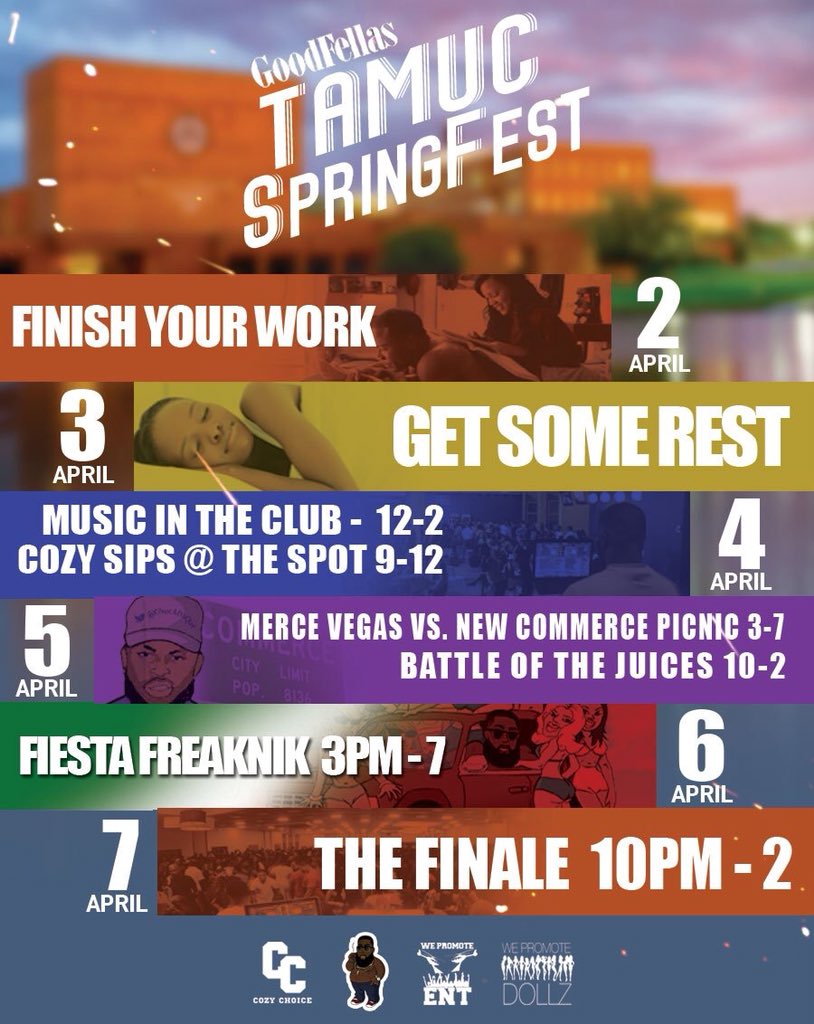BigTevCEO's tweet image. #WePromoteENT #WePromoteDollz #WePromoteDivas will be fading #TAMUCSpringFest this week 🗣