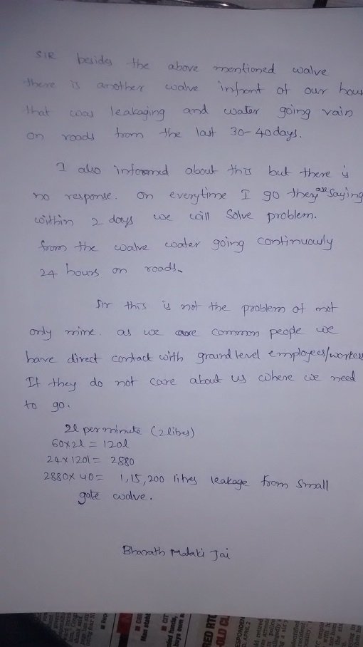 Shravankvb's tweet photo. @trsharish SIR WITH GREAT AMBITION GOVERNMENT INTRODUCING SCHEMES FOR WELFARE OF PEOPLE.  YOU ARE BRINGING WATER FROM LONG DISTANCE TO OUR HOUSES BY SPENDING CRORES OF MONEY BUT THIS IS HAPPENING IN SOME PLACES. https://t.co/PxGKrIuE5U