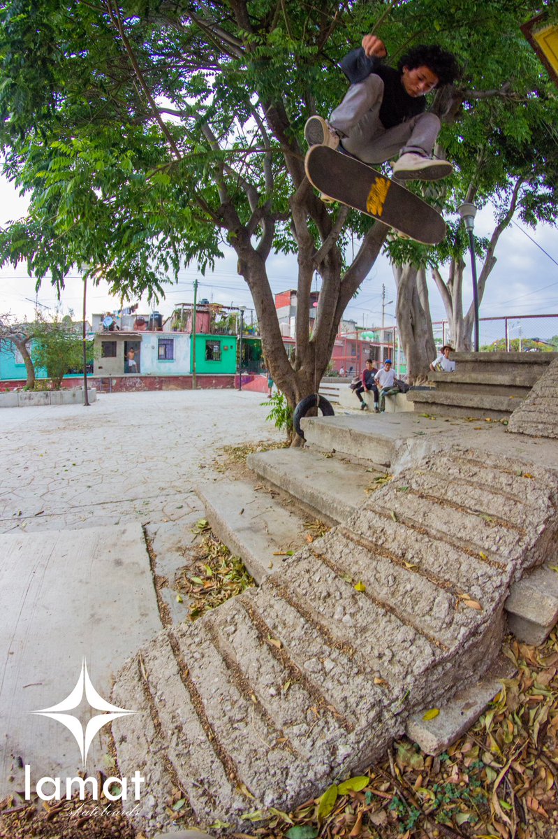 Abisai Martínez, Flip doble Set en Oaxaca, Foto📸 Congo #lamatskateboards #lamatfamilia