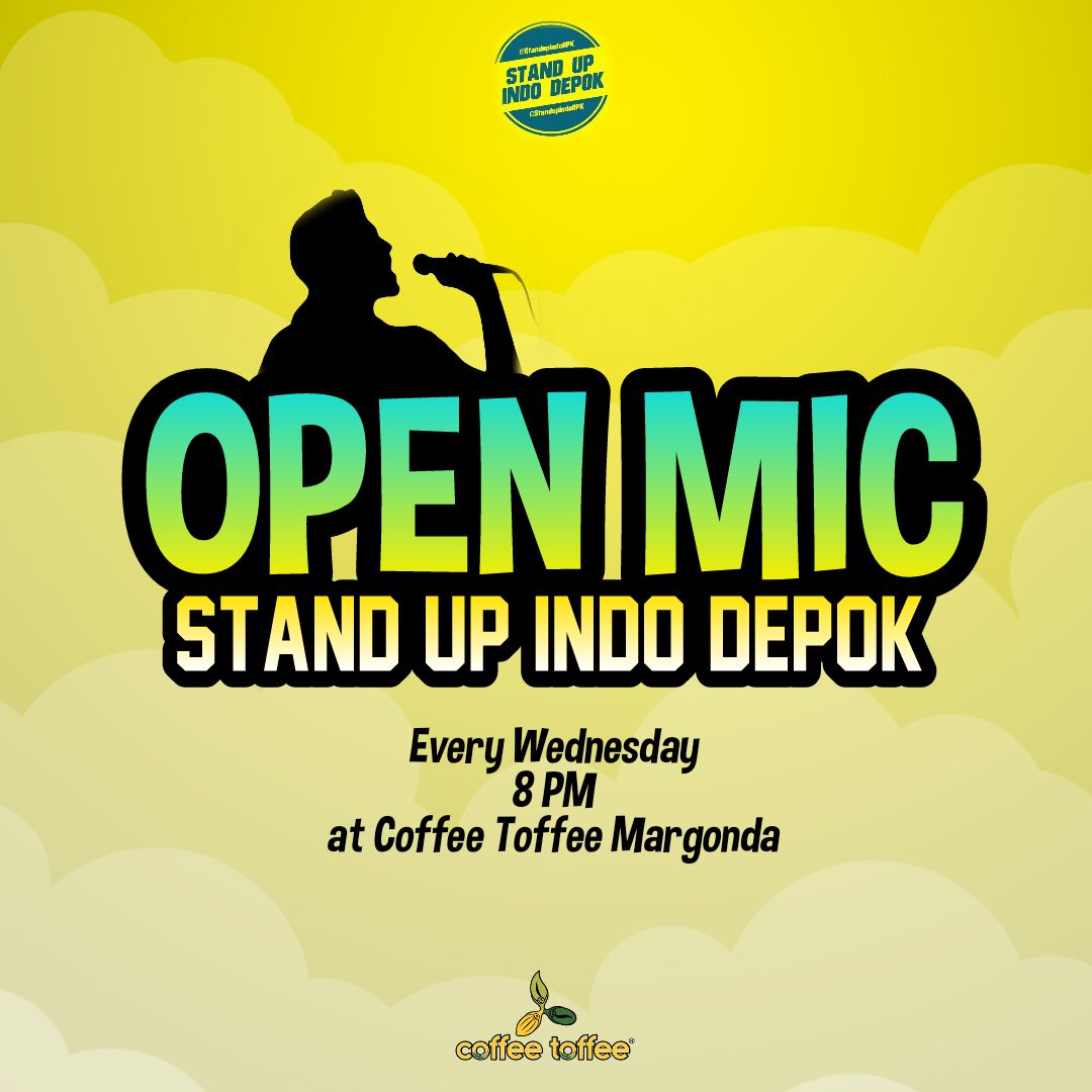 Hari ini kita akan jualan tiket #KAMINGSUN6DPK dilokasi #OpenMicDPK ya di coffeetoffee Margonda mulai jam 8 malam, jadi bisa beli tiket sekalian nonton #OpenMicDPK . Mumpung masih early bird nih cuma 50k. Sikat lahhhh biar sekutttt~
Info : Hubungi cp diposter