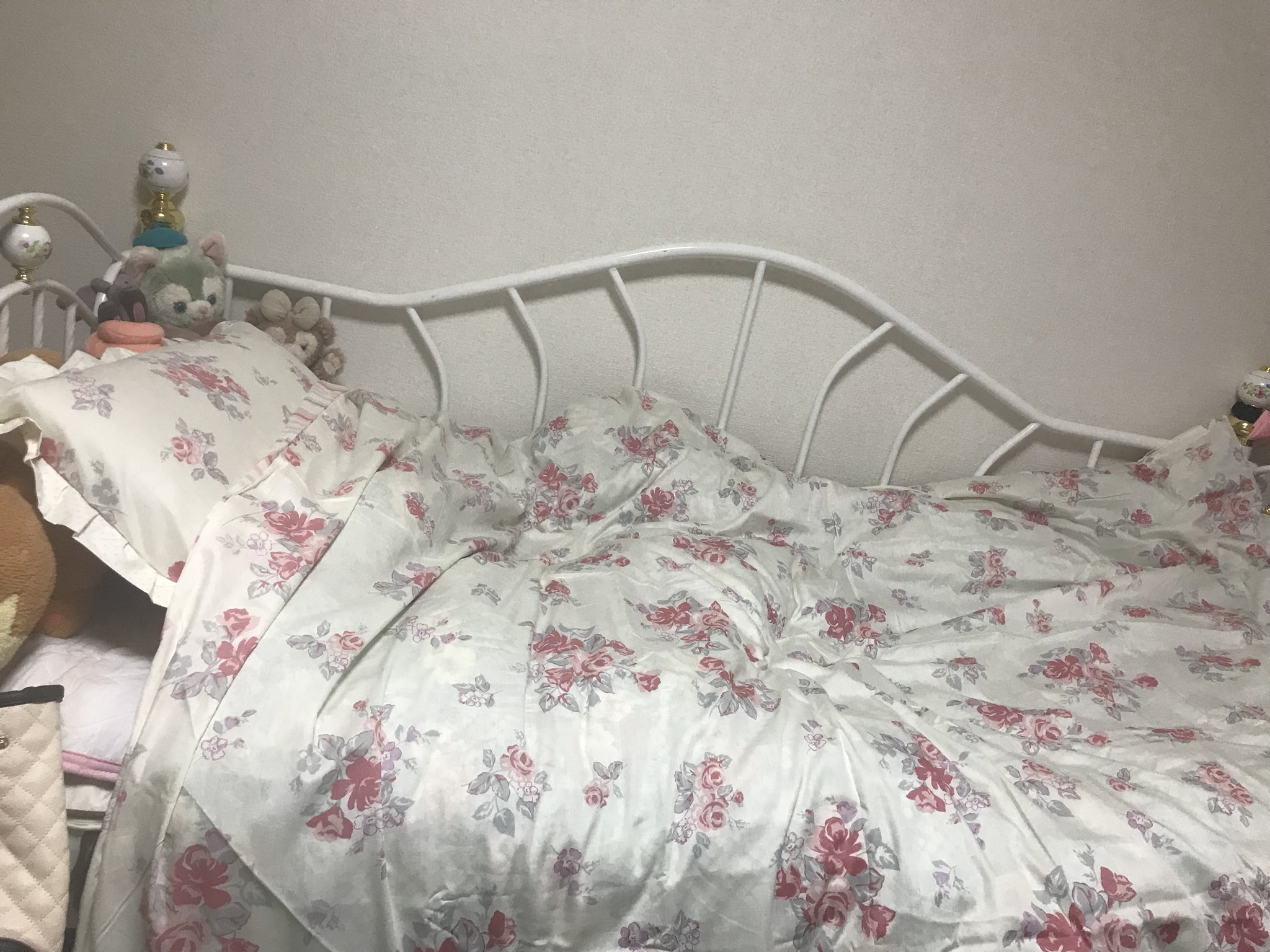 あや 趣味垢 Sur Twitter ニトリで布団カバーとか買って統一したけどめっちゃ可愛いんですけど ベットも元々ニトリ のやつだけど 安いのにめっちゃお上品なベットになったwww ただし 置いてるぬいぐるみはジャンルバラバラ T Co F3g3z71l8b Twitter