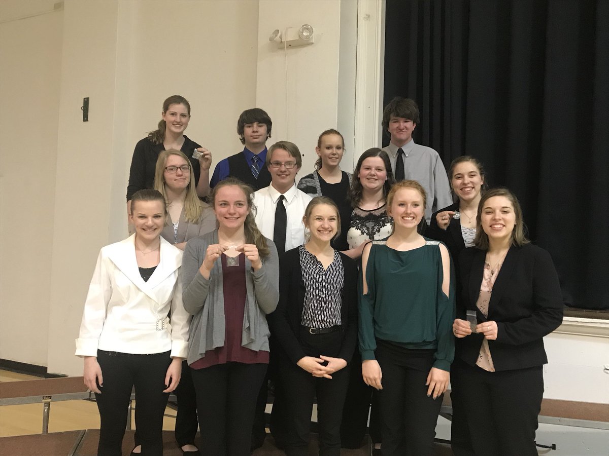 Elissa_Ternes's tweet photo. Forensics places second at Phillipsburg; 20 of the 26 entries were finalists at the tournament!  Also, here was the team who went to the WKKL tournament on 3/28 with several state qualifying.  Go PHS 4N6! https://t.co/y448PT63wU