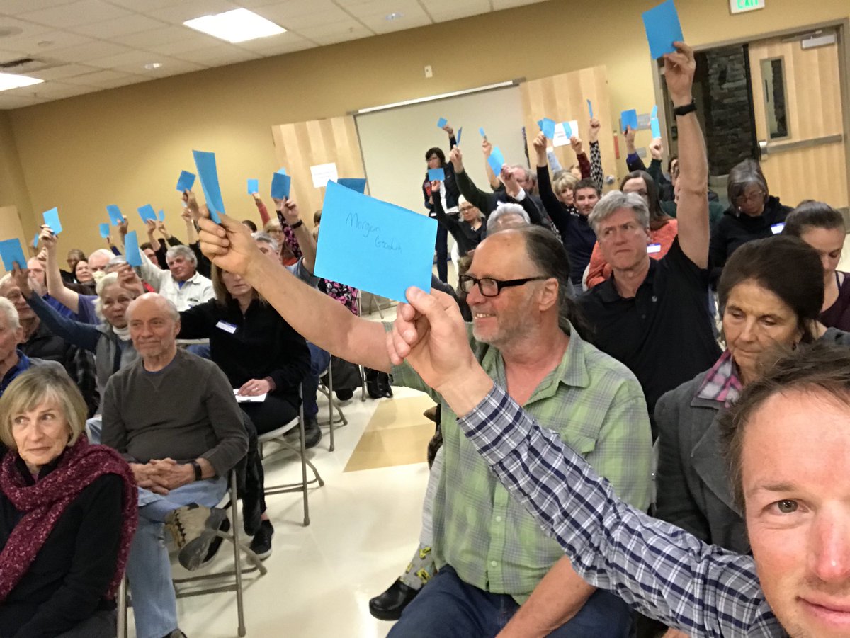 Wow! <a href="/TahoeTruckeeDem/">Tahoe Truckee Democrats</a> overwhelmingly vote to endorse @Morse4America for the #ca04 race!