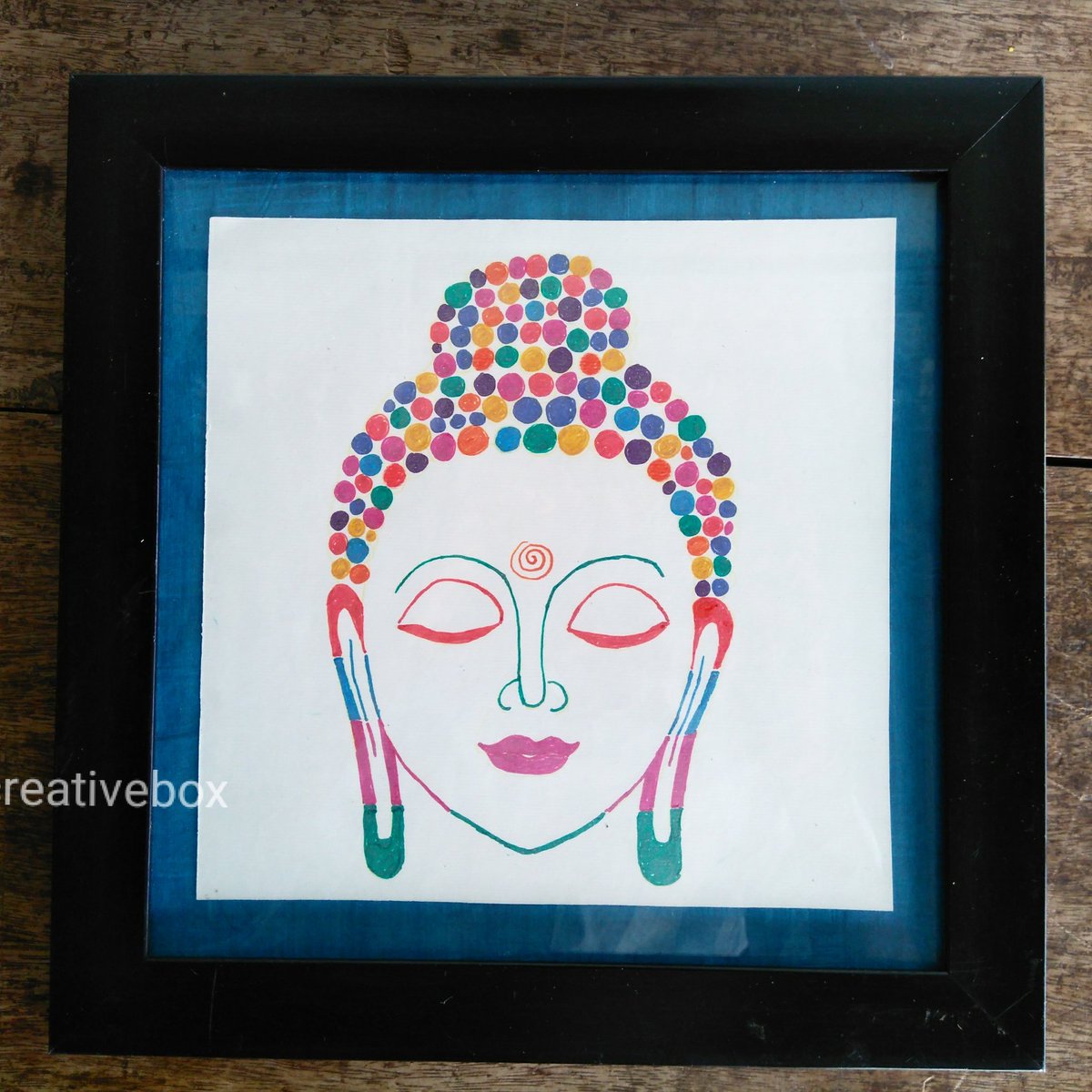 'Colourful Budda'

Art code: ABCBB33
Size: 11'×11' with frame.
Price: ₹299/- only (shipping extra)
.
To order DM/call at +919618481518 email abcreative@yahoo.com
Mention Art code and your contact number.
Instagram/abcreativebox
#handcrafts #homedecor #wallframe #wallart #Buddha