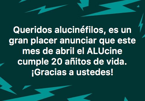 ALUcine (@alucineula) on Twitter photo 