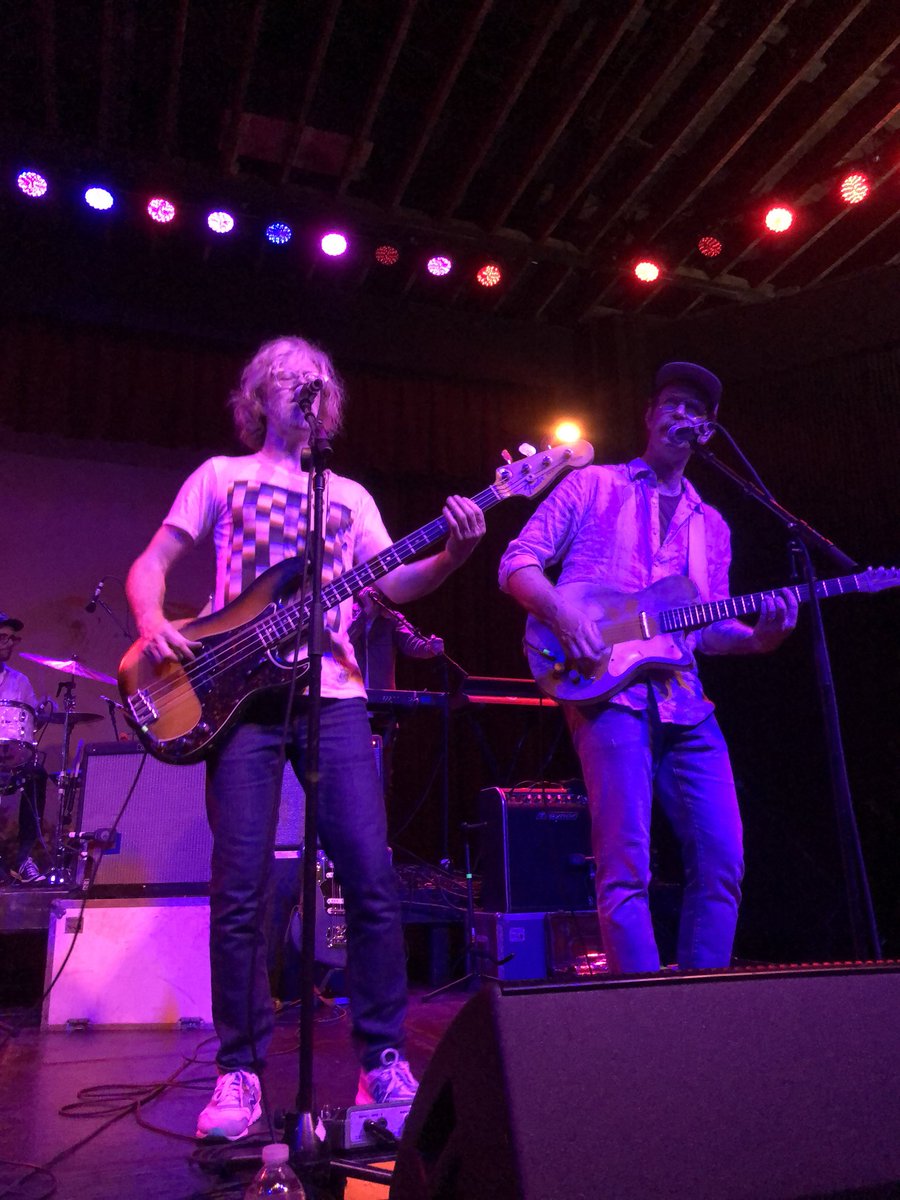 keithwikle's tweet photo. @bssmusic #hugofthunder did not let us down. 10+ hrs travel with our 17yr old daughter = rock and roll salvation. Get on it folks. https://t.co/DZeUjPhM26