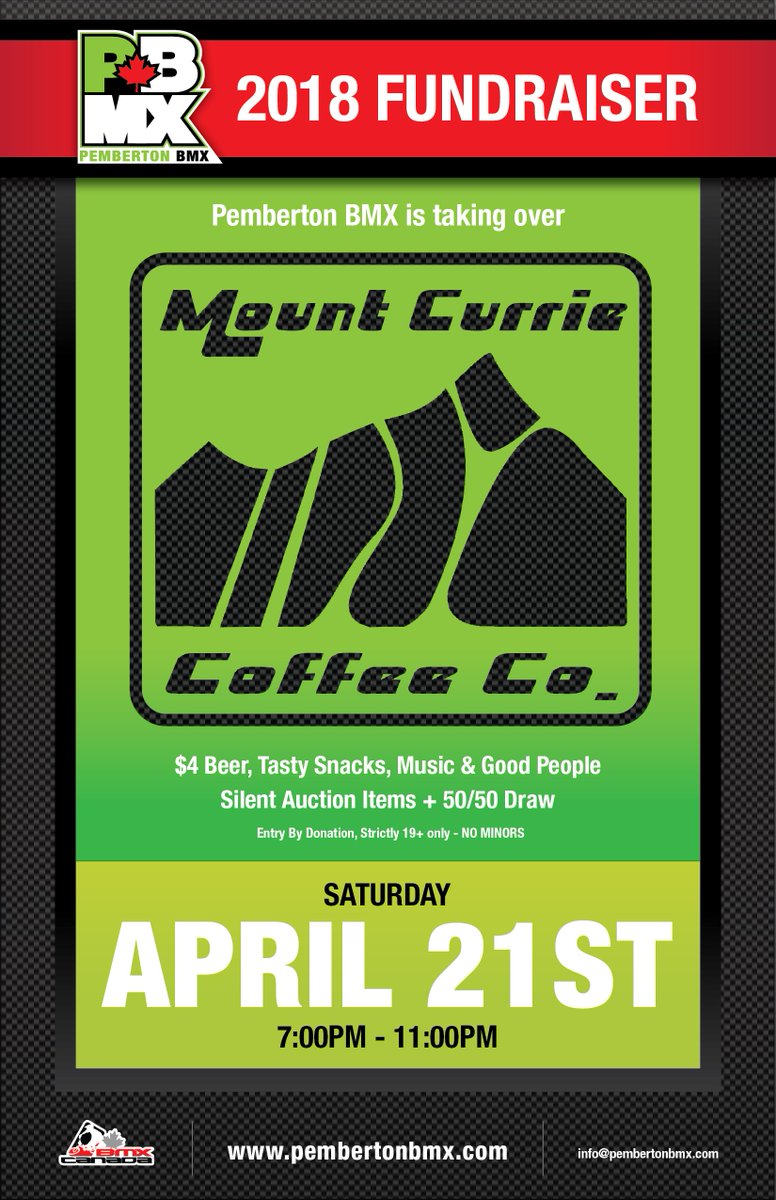 PembertonBMX's tweet photo. Save the date for our Spring 2018 fundraiser! See more event details here - https://t.co/UnXsOV0qdJ https://t.co/jIH6nzVKeB