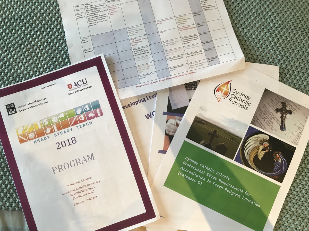 Attended the Ready Steady Teach conference today! Was very informing and has made me even more excited to get into the profession #acuedu_p