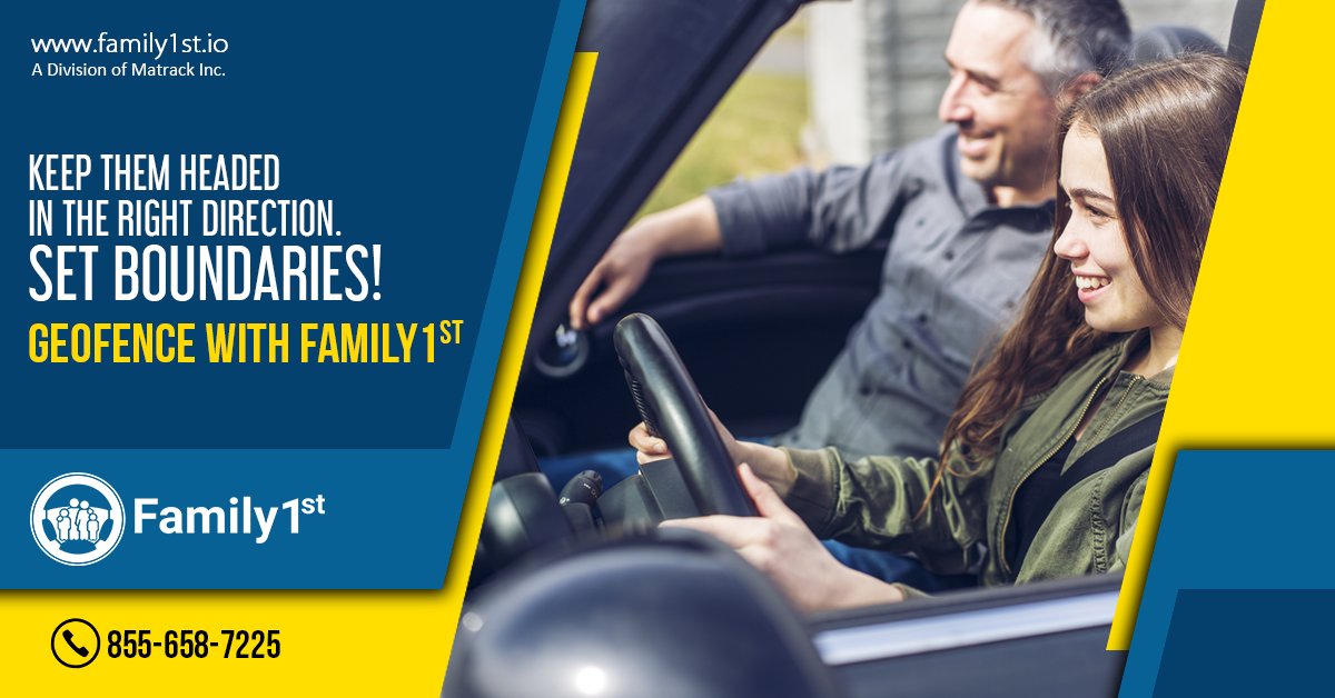 Family1stGPS's tweet photo. Set Geofences and get alerts when your teenager wanders off from these geographically set fences. Make sure that your teenager is safe with the geofencing facility from Family1st.
Visit - https://t.co/H75wcTBaxV
#Family1st #Matrack #Safety #Geo-fencing #Car #Locate https://t.co/AORIgzqnng