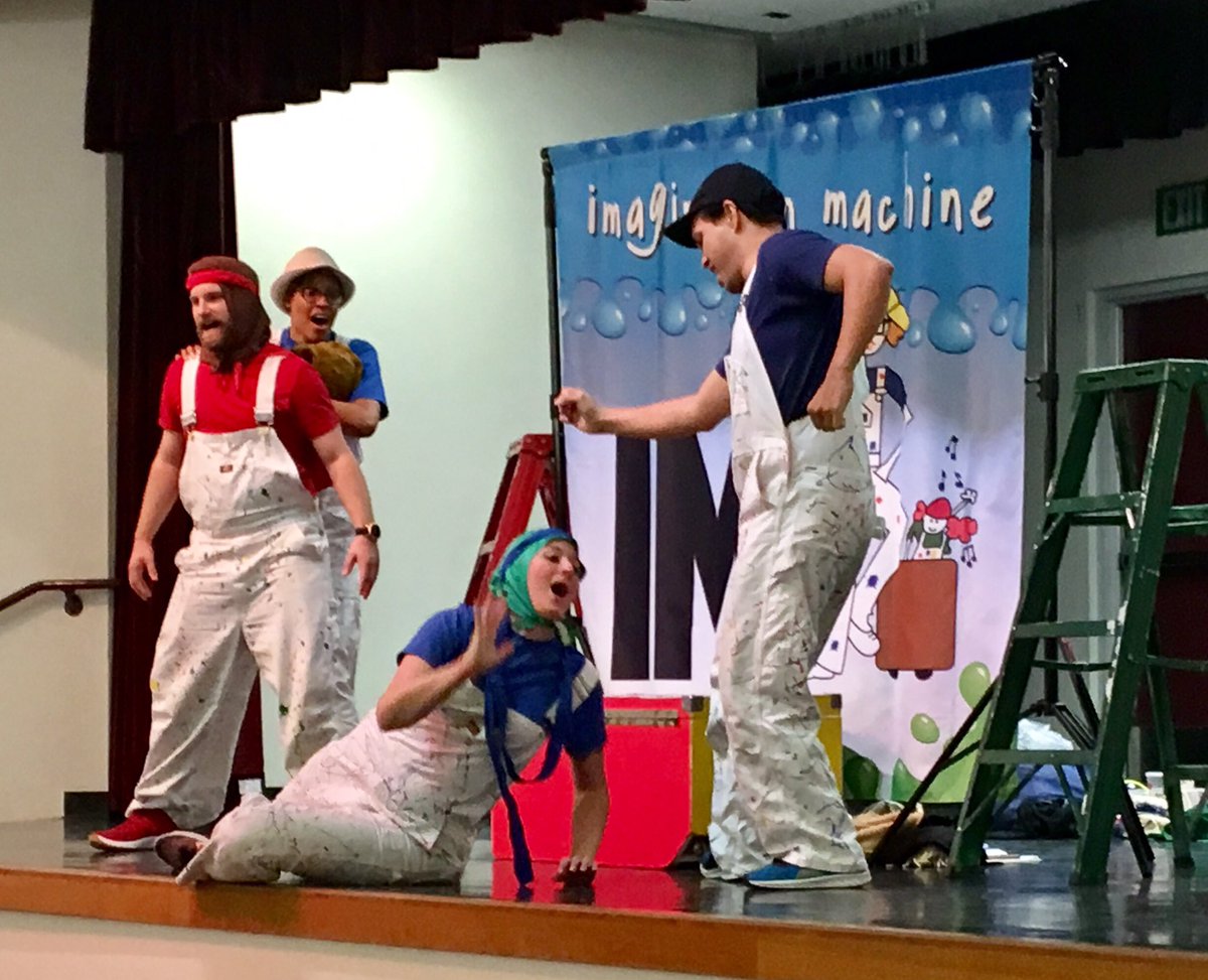 harrison1stRH's tweet photo. Thank you @RedHillRockets awesome PTA for bringing back The Imagination Machine and their storytelling assemblies https://t.co/164BovUTiJ