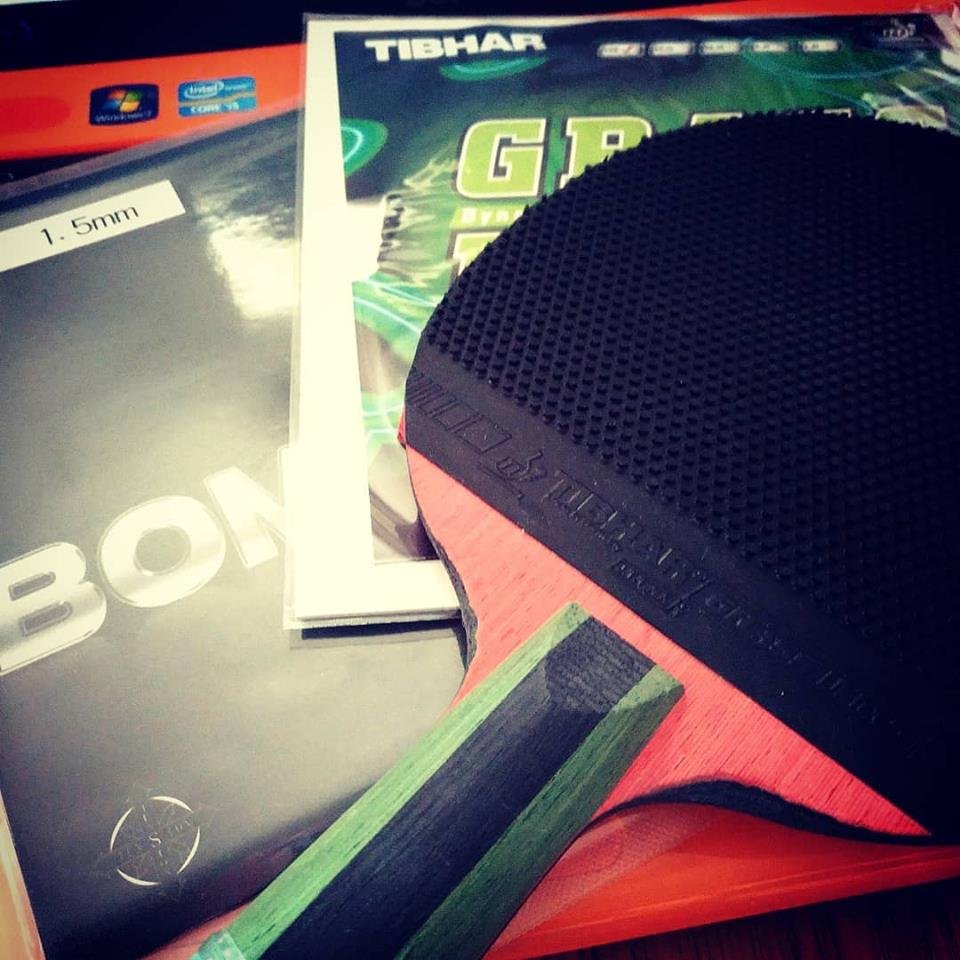 pingpong_tables's tweet image. RT @gakogako: 今月のラバー交換。さっそく #bombard #薄 #WRMの思うつぼ #卓球 #粒高 #ペンホルダー #一枚ラバー #WRM #OX #tabletennis #裏面打法 #wanghao #grassdtecs