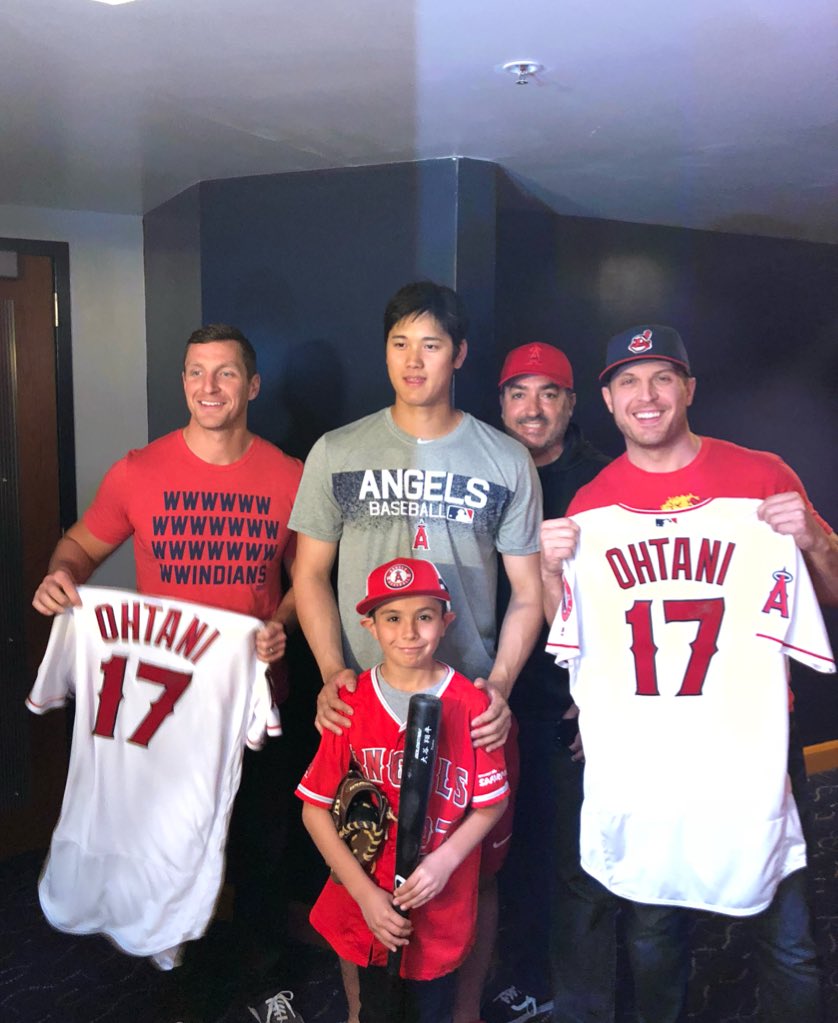 Angel Stadium on X: Great #Indians fans, who gave #Shohei's first homerun  to an awesome #Angels father and son. Amazing people, amazing night!  @Angels @Indians  / X