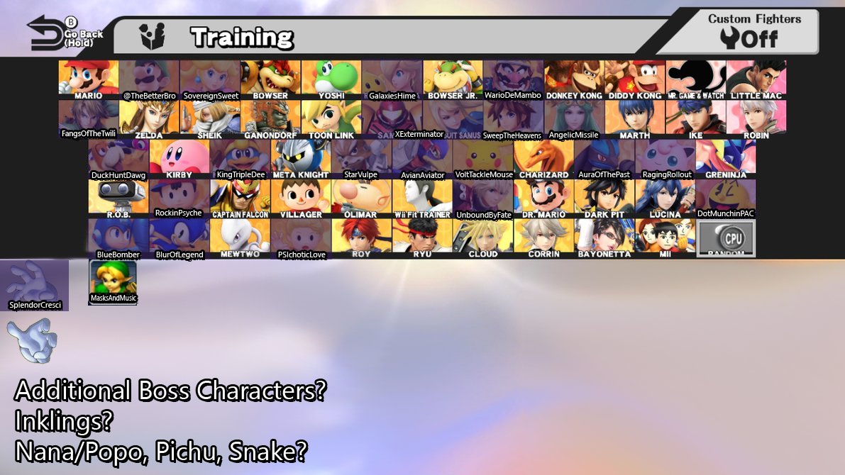 || So I've got a little smash group forming.

Everyone tinted is who we already have, along with their UN. 

DM me if you're interested in one of the untaken spots!
