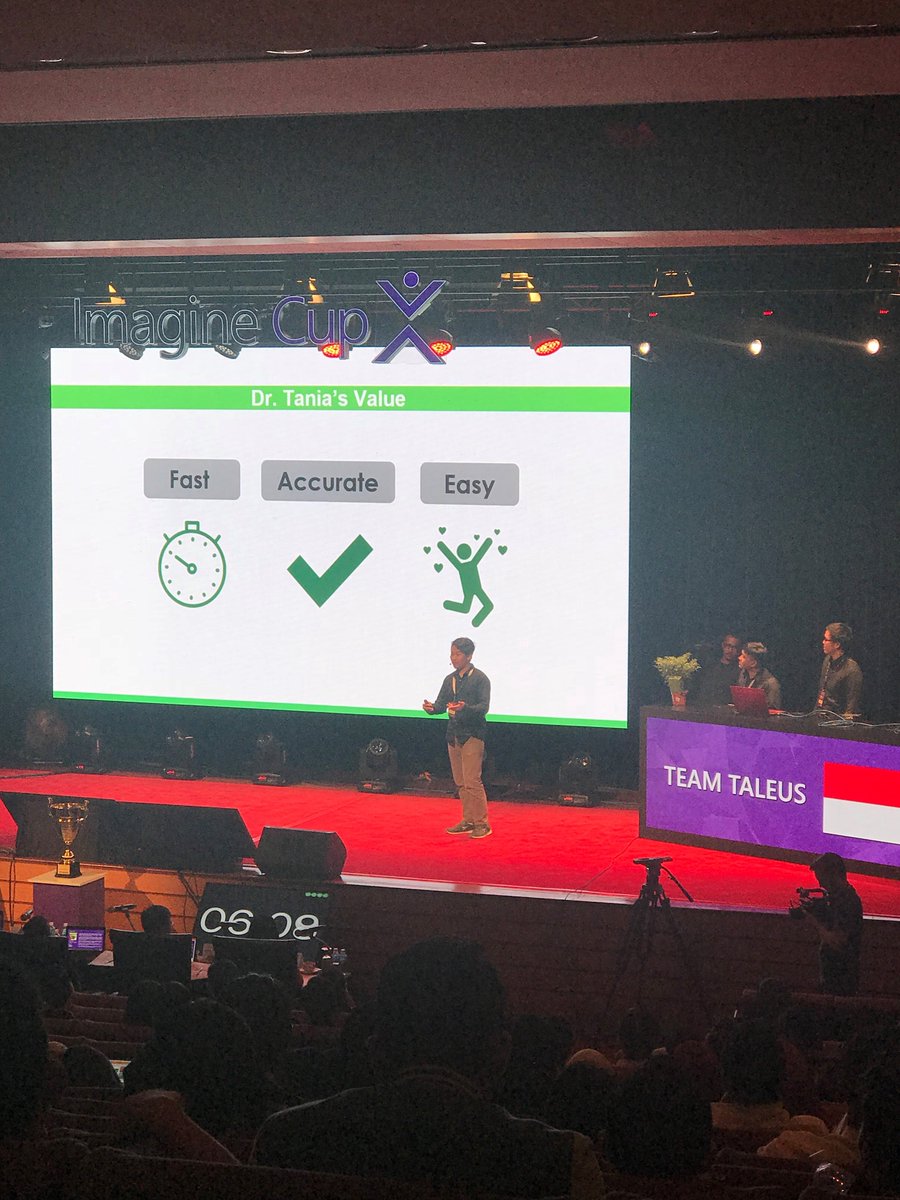 Team Taleus from #Indonesia is up next &amp; they have quite a interactive demo. #ImagineCup <a href="/MicrosoftID/">Microsoft Indonesia</a> <a href="/MSFTImagine/">Microsoft Imagine Cup</a>