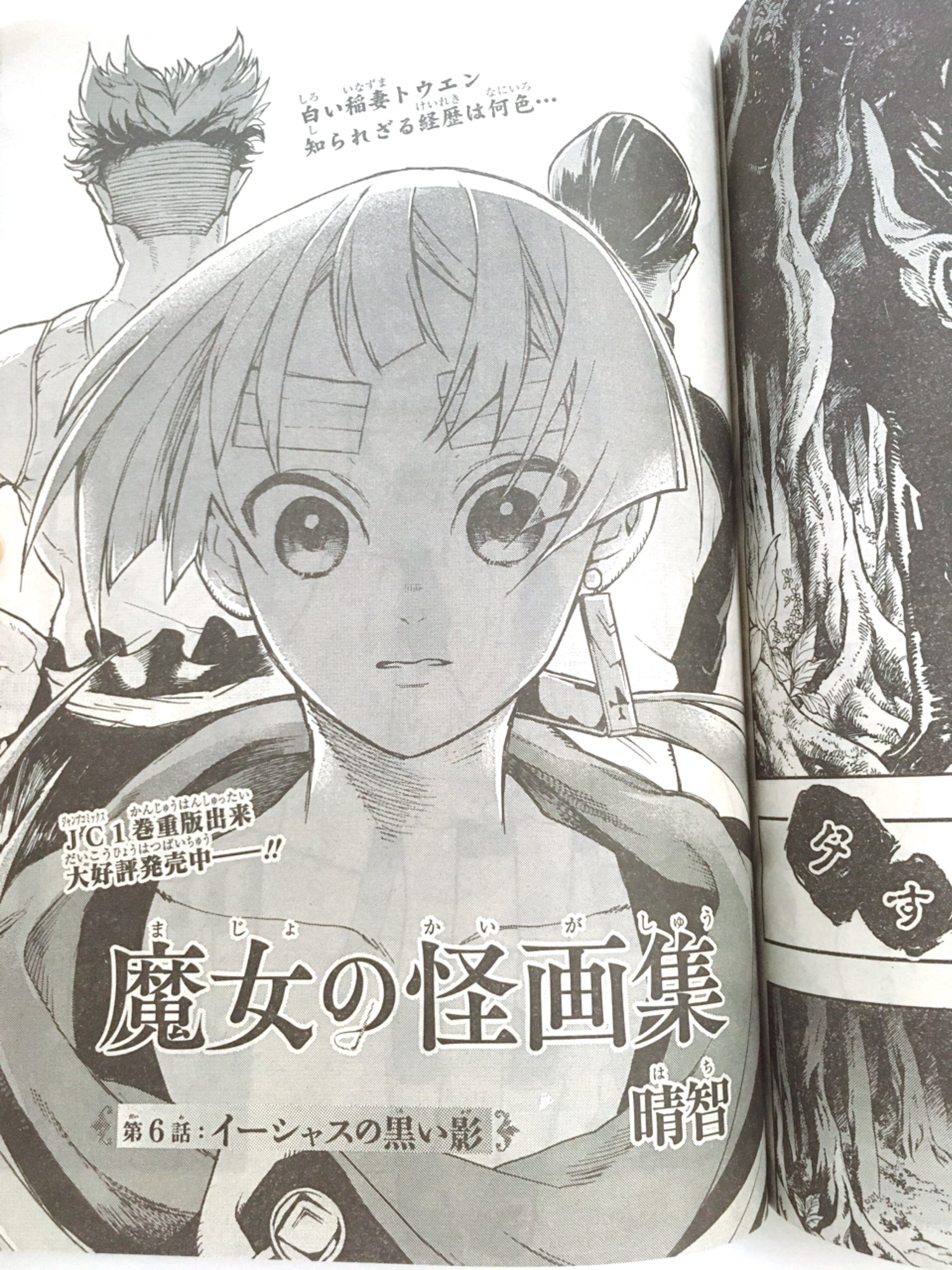 晴智 全 巻発売中 宣伝 本日 4 4 はジャンプsq の発売日です 魔女の怪画集第6話掲載させて頂いております なんと今回 眉毛でおなじみのトウエンにスポットが リチェに迫る 晴智 全 巻発売中 宣伝 本日 4 4 はジャンプsq の発売日です 魔女の怪画集第6話掲載させて頂いております なんと今回 眉毛でおなじみのトウエンにスポットが リチェに迫る