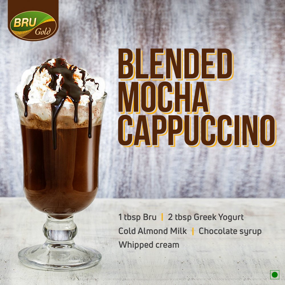 Add a gourmet touch to your regular coffee and invite your friends over for a memorable evening!

#ColdCoffee #BruLove #BruGold #CoffeeLovers #CoffeeLove #CoffeeRecipe
#AuthenticCoffee  #MochaCappuccino
