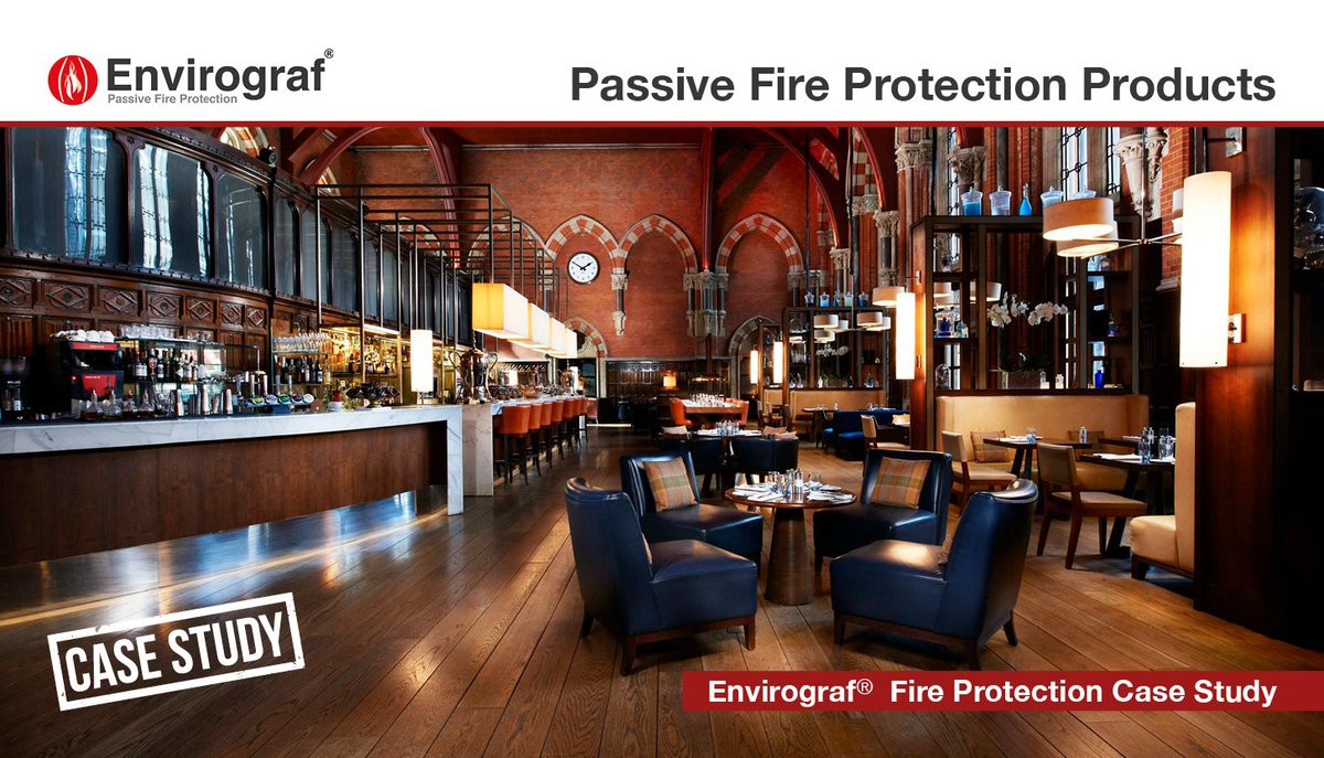 Envirograf_UK's tweet image. Protecting the @StPancrasRen Hotel in #London - #ENVIROGRAF® developed the perfect solution for the job! Full case study coming later today! #architect #construction #fireprotection
