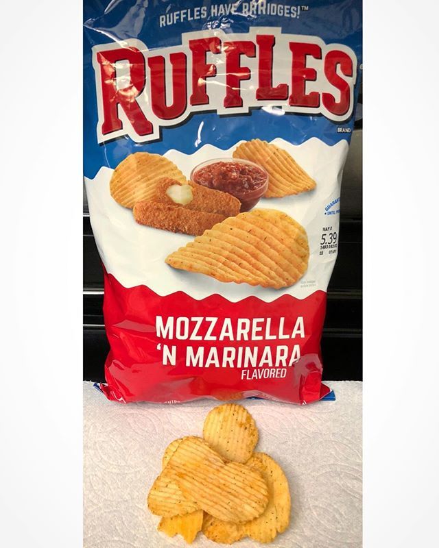 koreankitkat's tweet photo. finally opened these @ruffles mozzarella and marinara that my friend gave me. Theyโre delicious ๐ . . .
.
.
.
.
.
#Ruffles #chips #mozarellaandmarinara #snacks #myweakness #kryptonite #ruffleshaveridges #foodporn #yummy #foodstagram #foodblogger #fooโฆ https://t.co/fB9SptUIDl https://t.co/9oEwlY2bkv