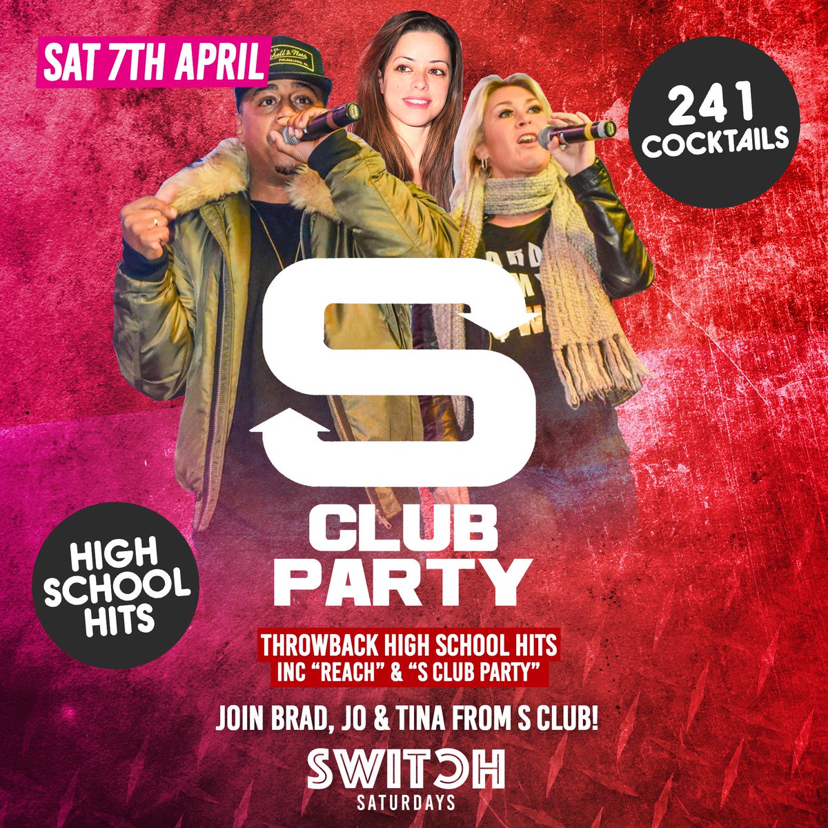 There ain't no party like an <a href="/SClub7/">S Club 7</a> party this Saturday <a href="/SwitchPreston/">Switch Preston</a>. Tickets are live - switchpreston.com