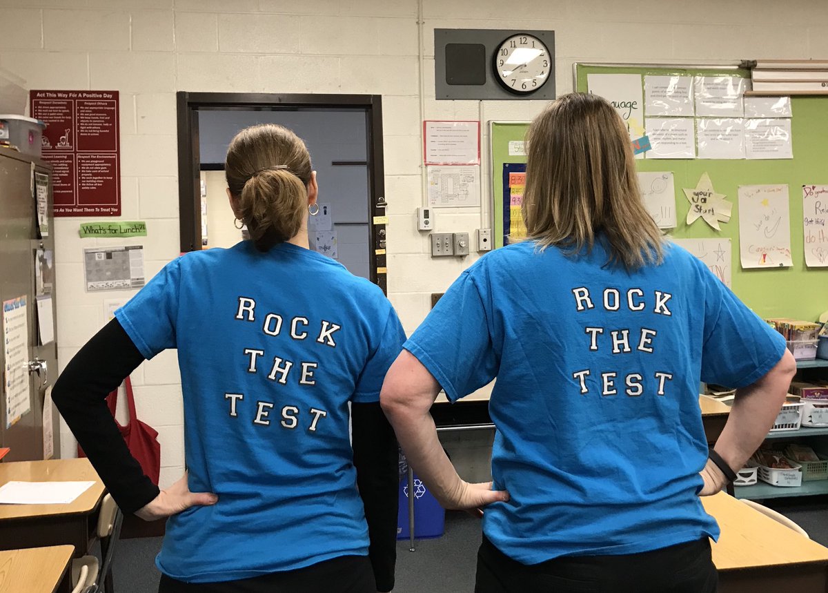 teambeckersmith's tweet photo. Bring it on!!! Hopewell 4th graders are ready to show what they know!  Time for state testing!!!#teambeckersmith #HWESPatriots #WEareLakota https://t.co/ZgVbQJBpto