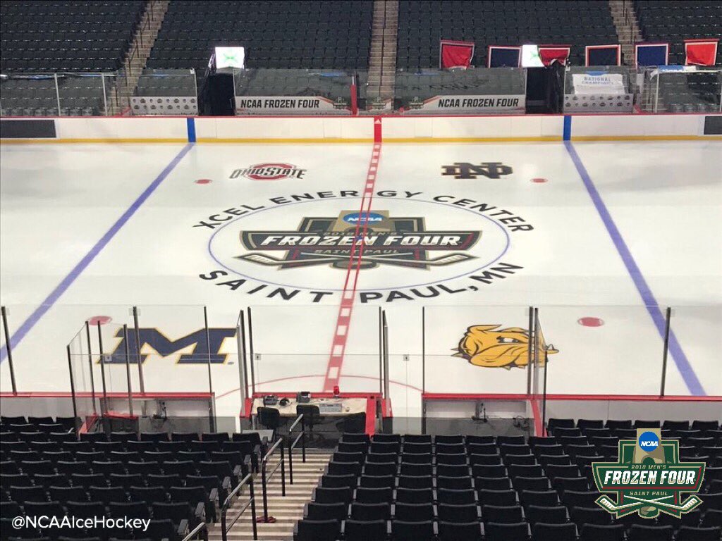 NPRodeo's tweet photo. WEED Leaf???????? RT @OhioStAthletics: ICYMI: #FrozenFour travel day
@OhioState_MHKY arrived in St. Paul Tuesday 
📸 https://t.co/iJpqNA9M2J
#GoBucks https://t.co/yJGw3PmhJb