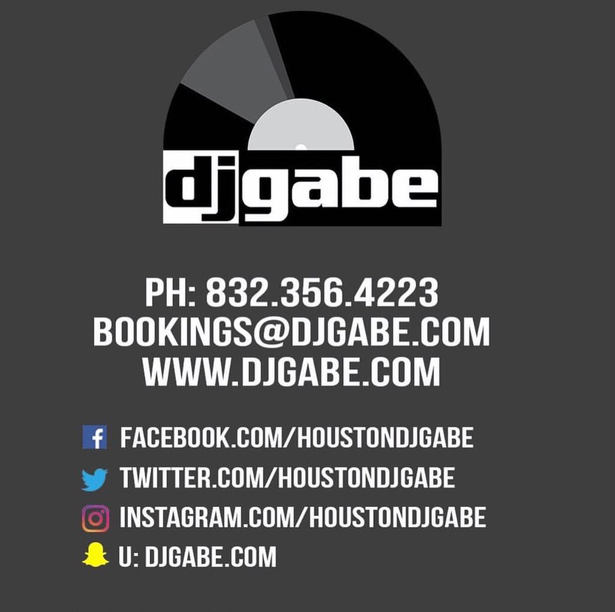 houstondjgabe's tweet image. Had a cancellation for this weekend and a few openings left for the month of April and May! HMU #HTOWNDJS #DJGABE