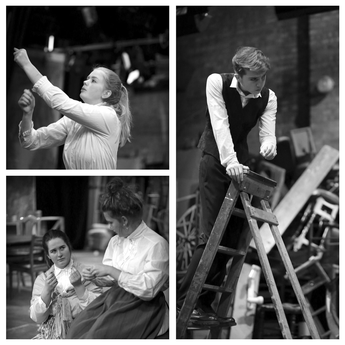 GWTYouth's tweet photo. “Our Town” starts next week 12th-14th &amp; it’s selling fast! #ourtown #thorntonwilder #gwt #geoffreywhitworththeatre #emilywebb #georgegibbs https://t.co/VuZHoWlkLp