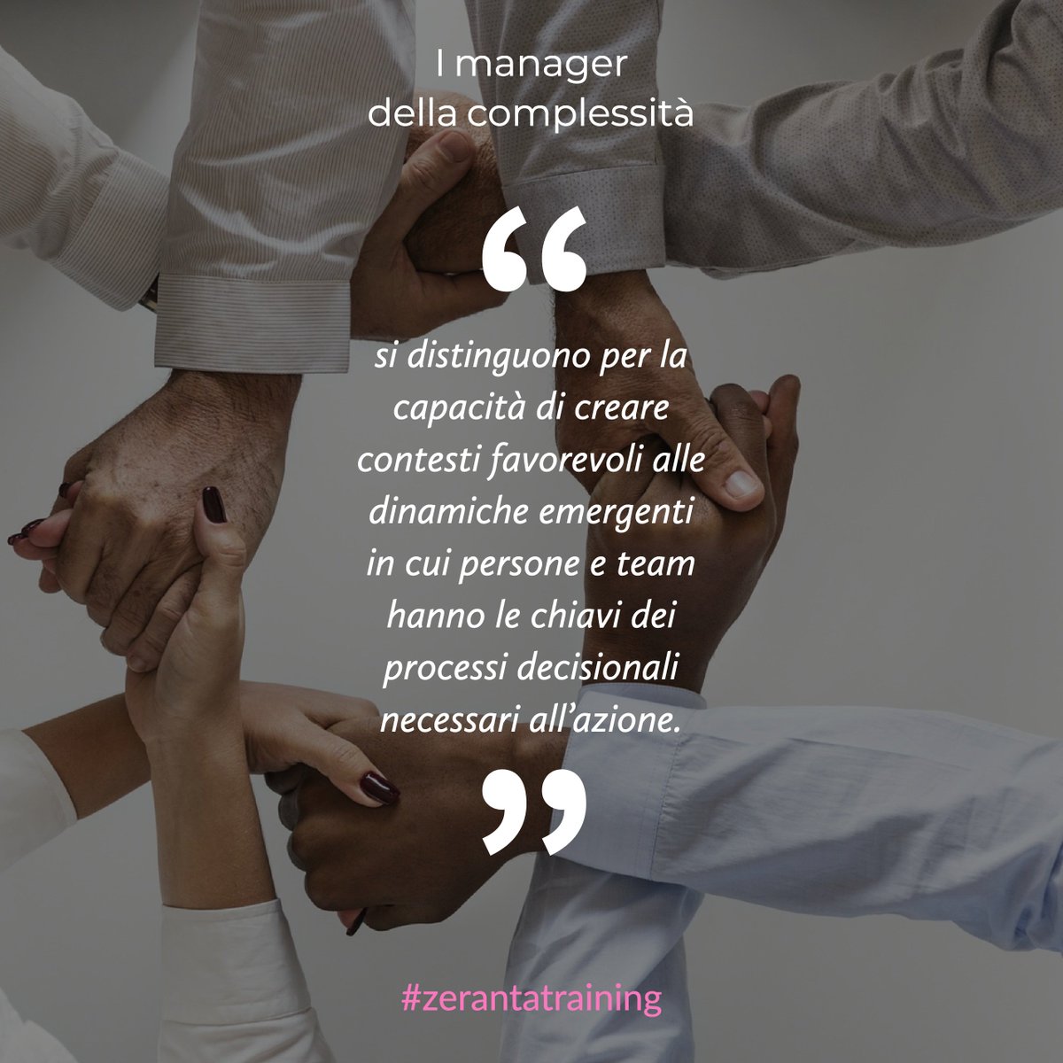 Il futuro vuole leader meno egotici e più facilitatori, che sappiano maneggiare il "coraggio della libertà". Voi ci riuscite? #zerantatraining #changemanagement #leadership #LeadershipDevelopment