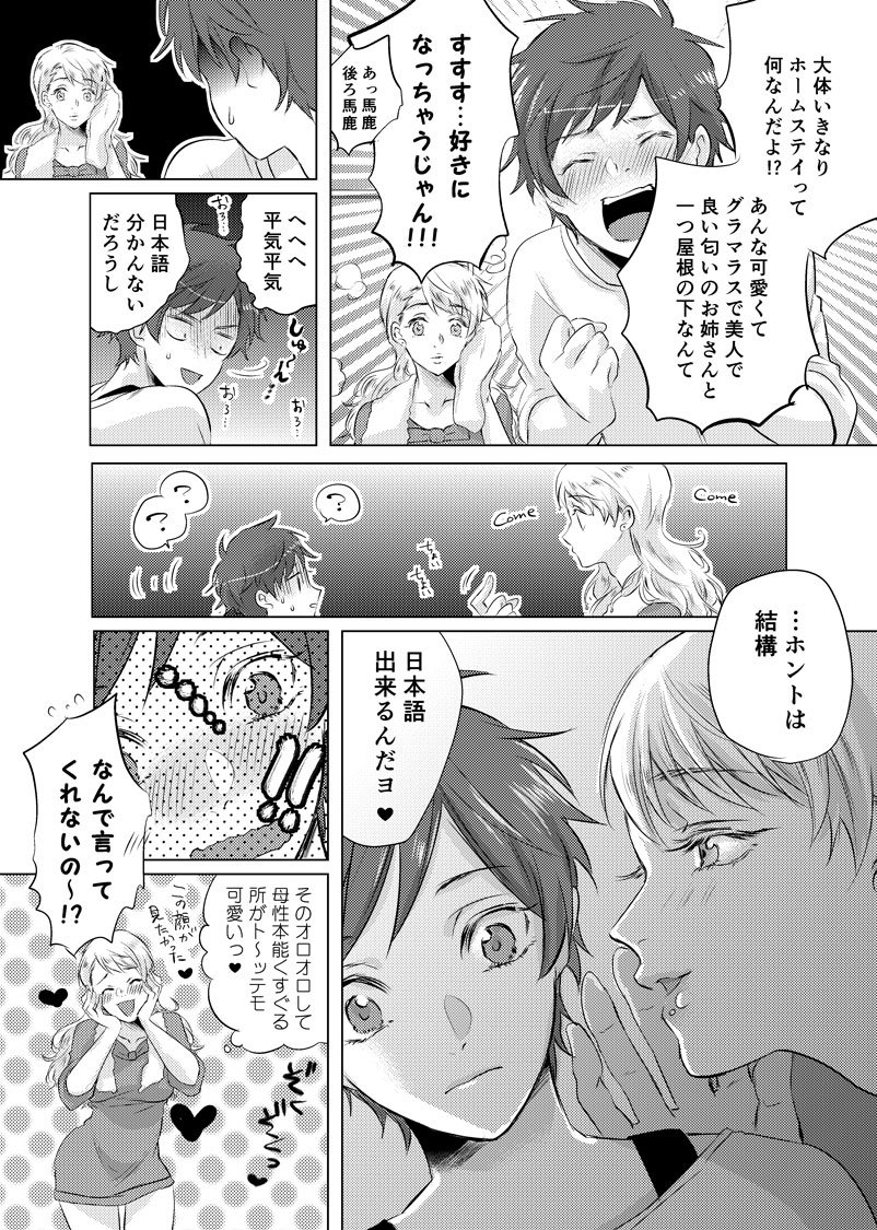 【創作】犬系僕と国際的おねショタ 