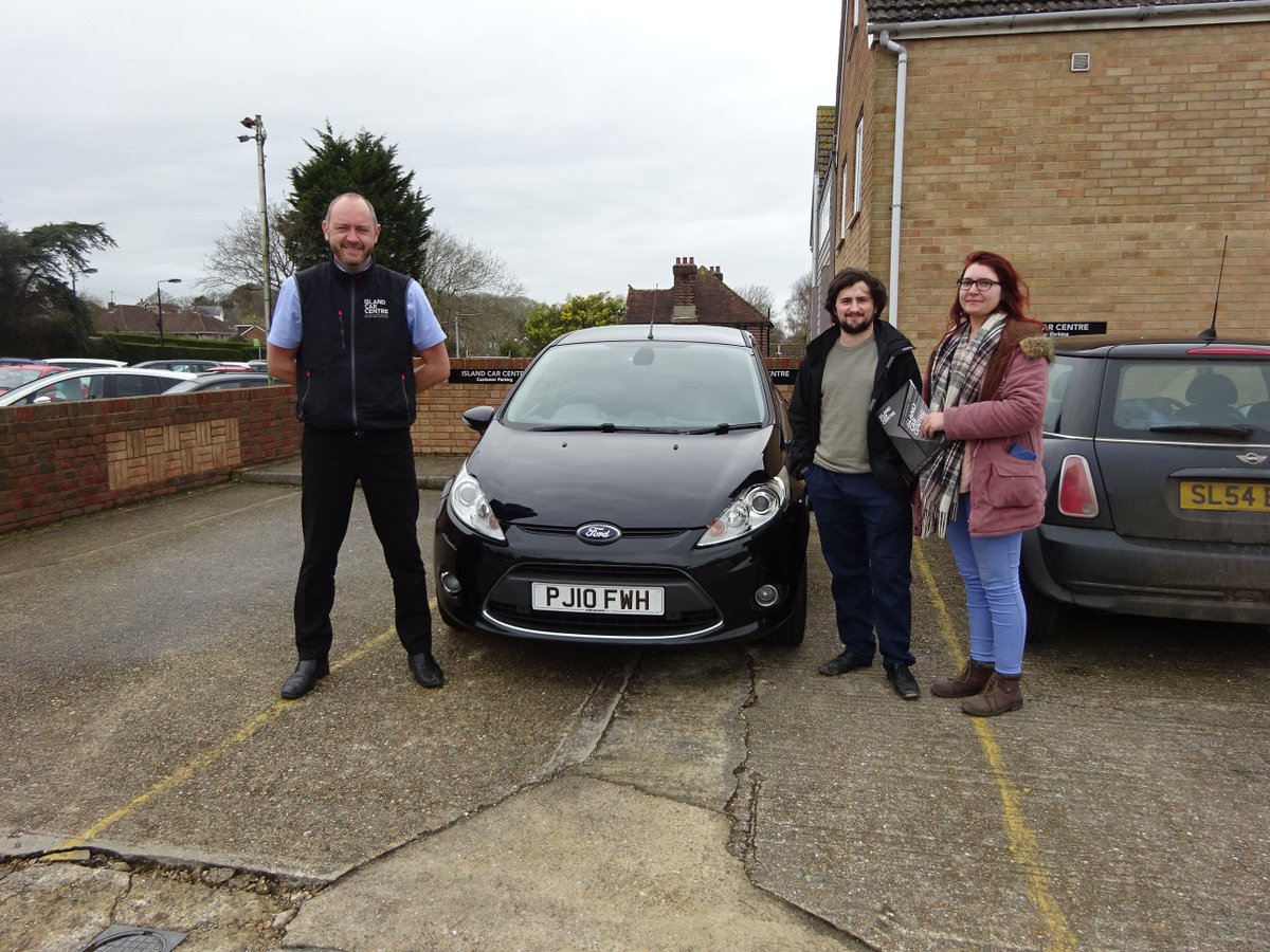 Another Satisfied customer at Island Car Centre. Thank you for your business Nicola Baxter. Enjoy your Ford Fiesta.