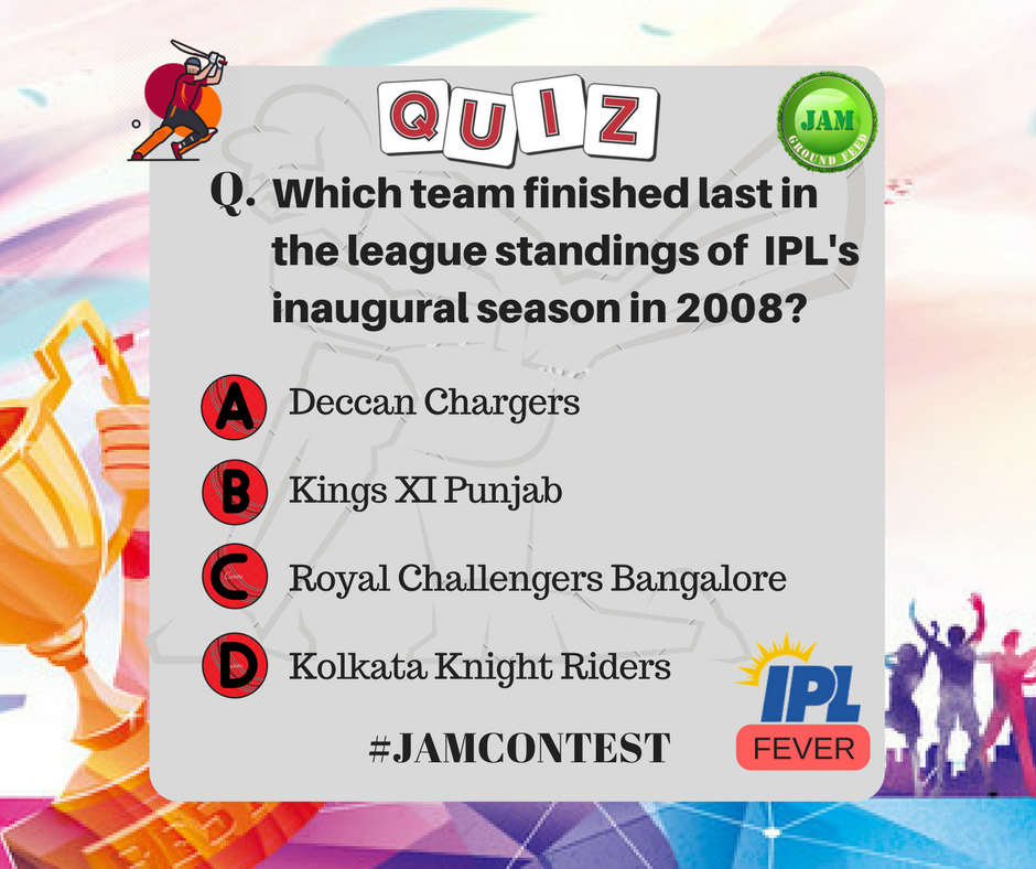 JamGroundFeed's tweet photo. #JAMCONTEST
Guess the right answer and get a chance to win FREE SUBSCRIPTION OF JAMGROUNDFEED FOR 1 WEEK
Rules:
1. Follow #JAMGroundFeed
2. Like ,comment answer & Retweet contest post.
#IPL #IPL2018 #OpeningCeremony #Contest #win #BESTvsBEST #cricket #WednesdayWisdom #LIVMCI https://t.co/7tgRw4v1Ks