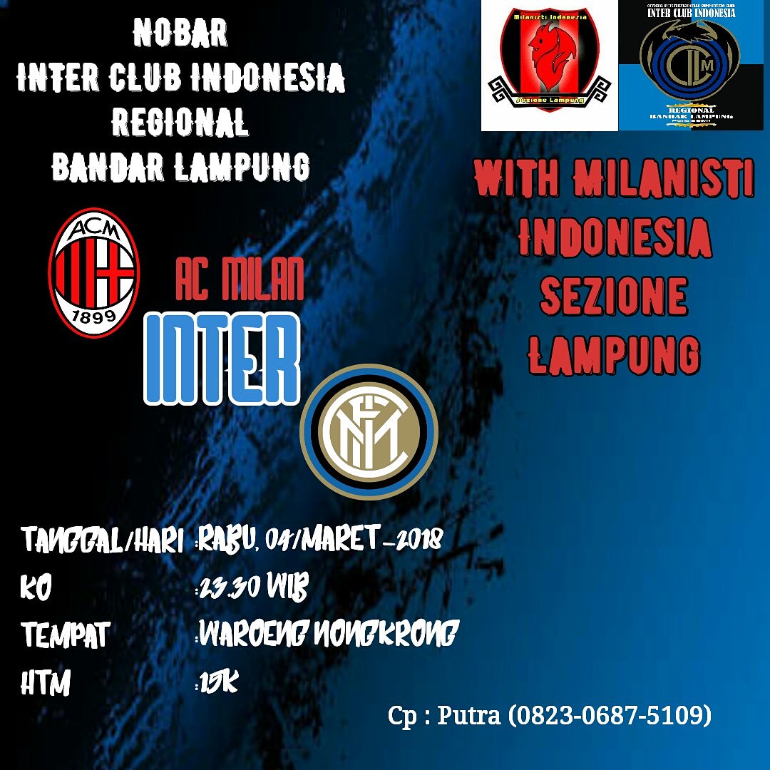 ICI_BALAM's tweet photo. Nobar Della Madonina ICI Regional Bandar Lampung with @MIsezLampung  ramaikan!!! https://t.co/2fmNfQNMzL