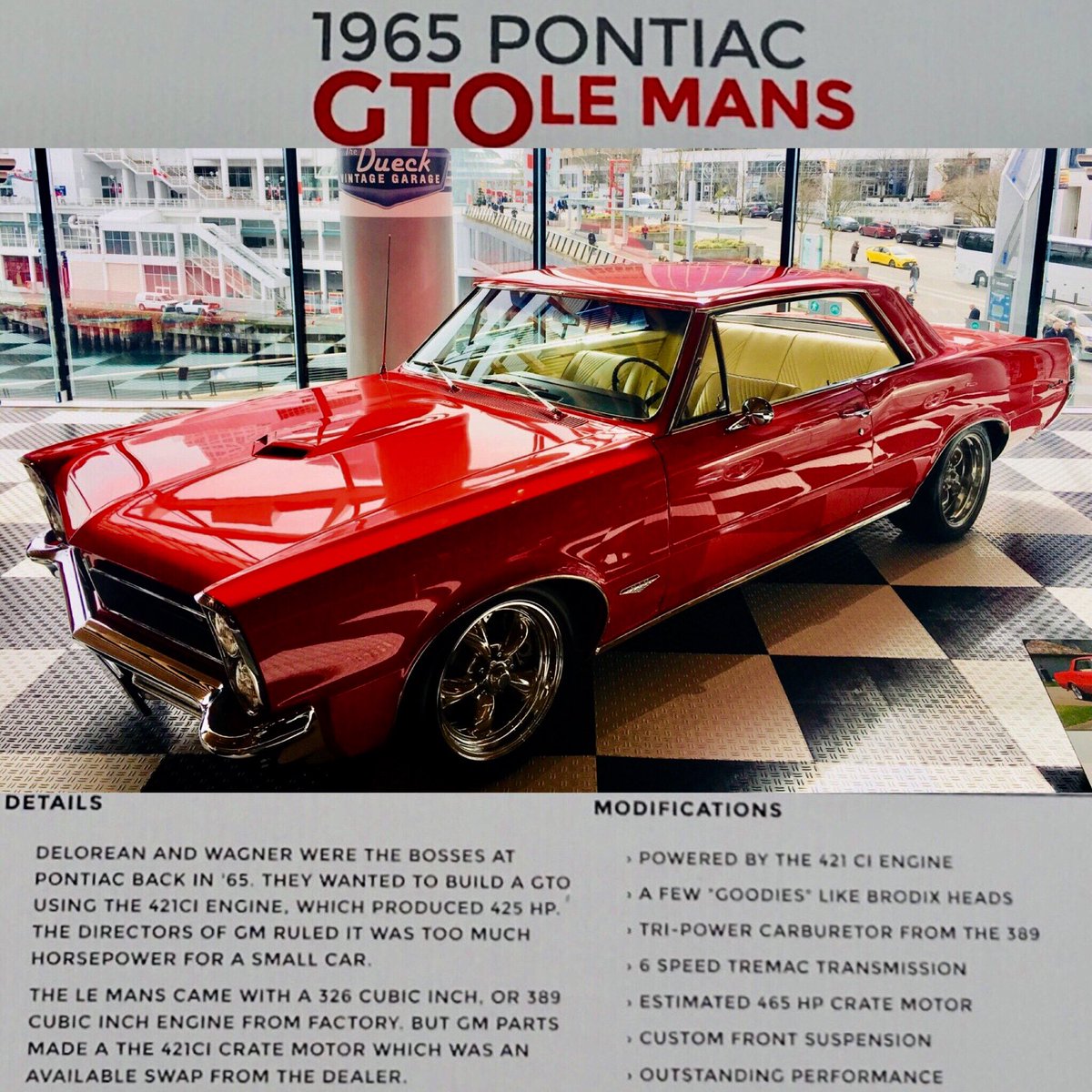 urduecksalesguy's tweet photo. 1965 #Pontiac #GTO LeMans @VanAutoShow! #Yolo https://t.co/ARpb4vOnSY… #VanAutoShow18 #RedRocketCollection @GregKeith25 #Just_Du_eck https://t.co/GomibtldiA