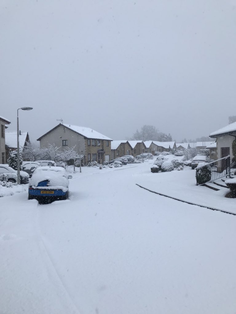 WindyWilson88's tweet photo. Sick to bastarding death of this now
#Auchterarder has about 3-4 inches and still falling
Getting ma front garden monoblocked this week as well, and the workies have just called off #Bollocks #ChrisClements #GroundWorks https://t.co/d6HhJPqj0C