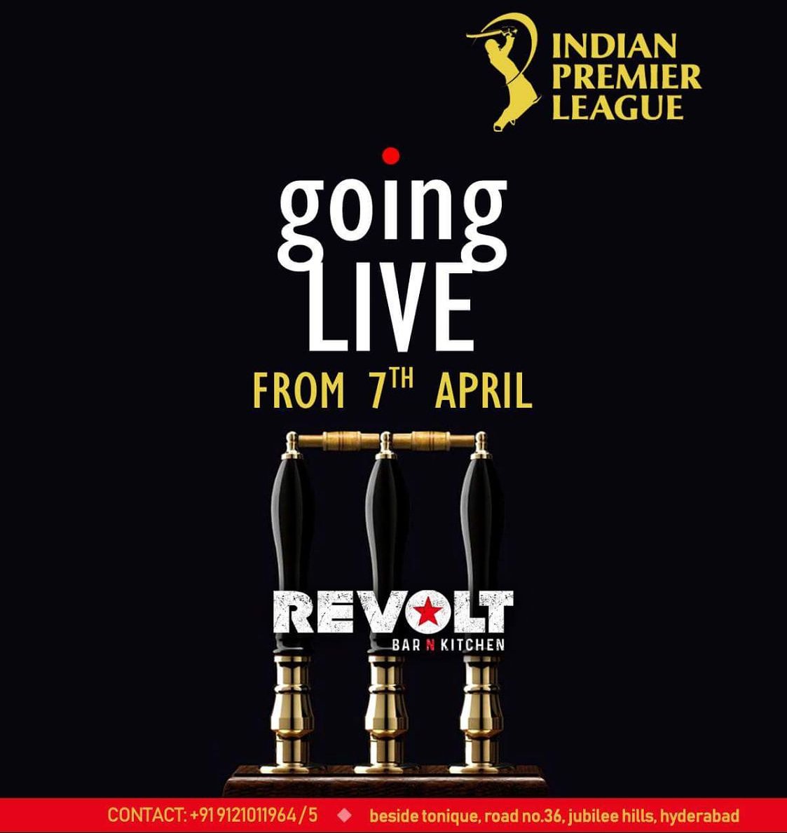 saibandreddi's tweet photo. Watch the IPL live screening on the big screen and support your favourite team while you enjoy great offers on food and drinks @RevoltBnK
#Revolt #BarNKitchen #IPL2018
#cricket #Food #Drinks #Friends #PocketFriendlyPlace https://t.co/oXcndnAKE9
