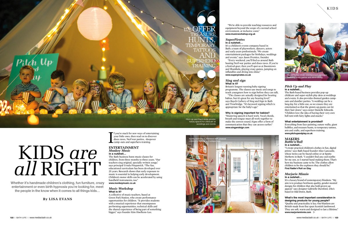Whether you're looking for unique children's clolthing, fun baby's room furniture, crazy entertainment, or even birth hypnosis, meet the people in the know when it comes to all things kids: issuu.com/mediaclash/doc…
