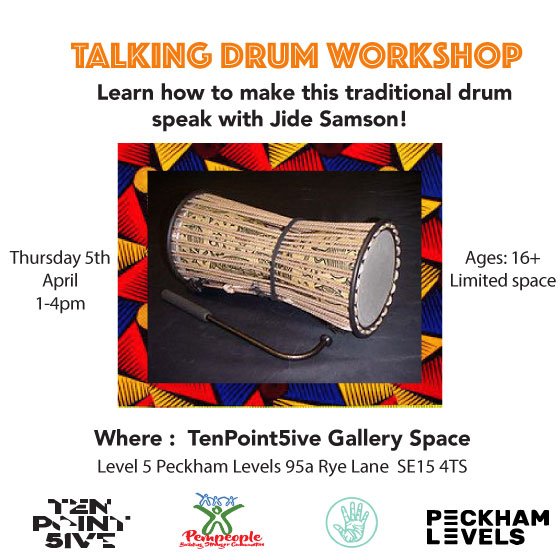 tenpoint5ive's tweet photo. Activities  happening this week at our studio with @peckhamlevels https://t.co/BRr7oMdlR6