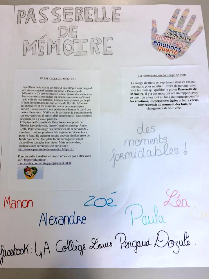 passerelle2M's tweet photo. Bravo Manon, Zoé, Léa, Alexandre et Paula du collège de Dozulé  pour ce beau retour et merci à tous ceux qui ont rendu cette expérience de "Mémoire de territoire" possible.  #ESS #InnovationSociale #Solidarité #territoires https://t.co/U27eCZlvd1