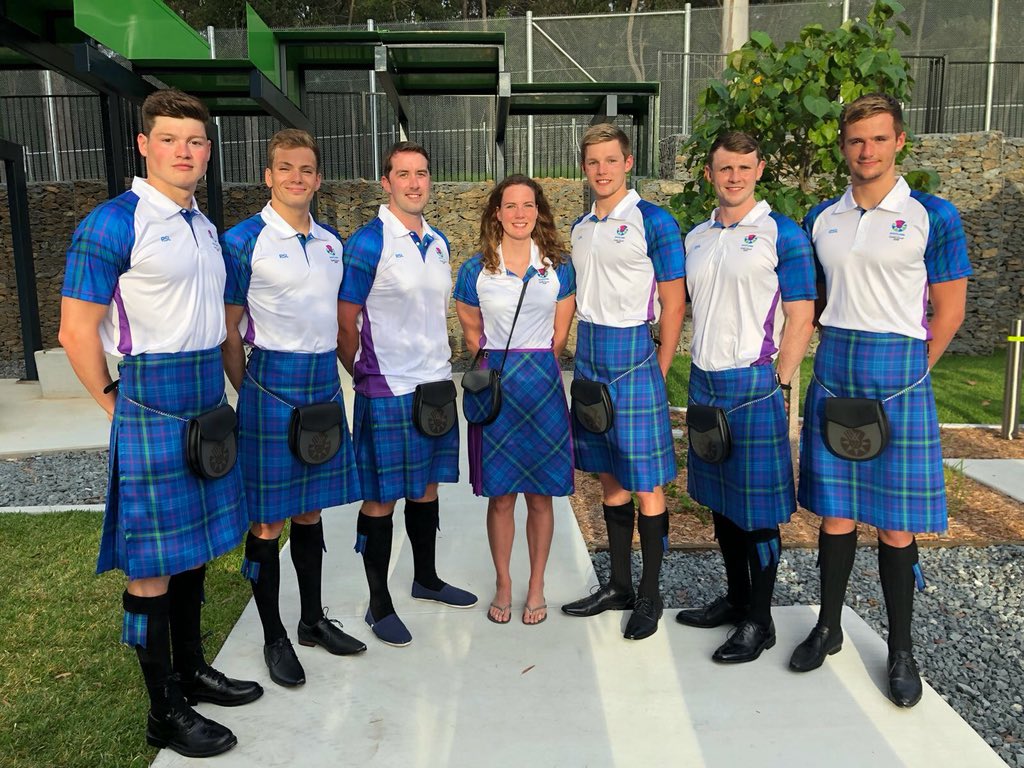 UofSSwim's tweet photo. @StirUni

 #CommonwealthGames2018

Athletes proudly dressed in their countries colours!!

@Team_Scotland 🏴󠁧󠁢󠁳󠁣󠁴󠁿 
@TeamEngland 🏴󠁧󠁢󠁥󠁮󠁧󠁿 
@GoTeamNI 

0️⃣DaysToGo https://t.co/a4hX8FFk8E
